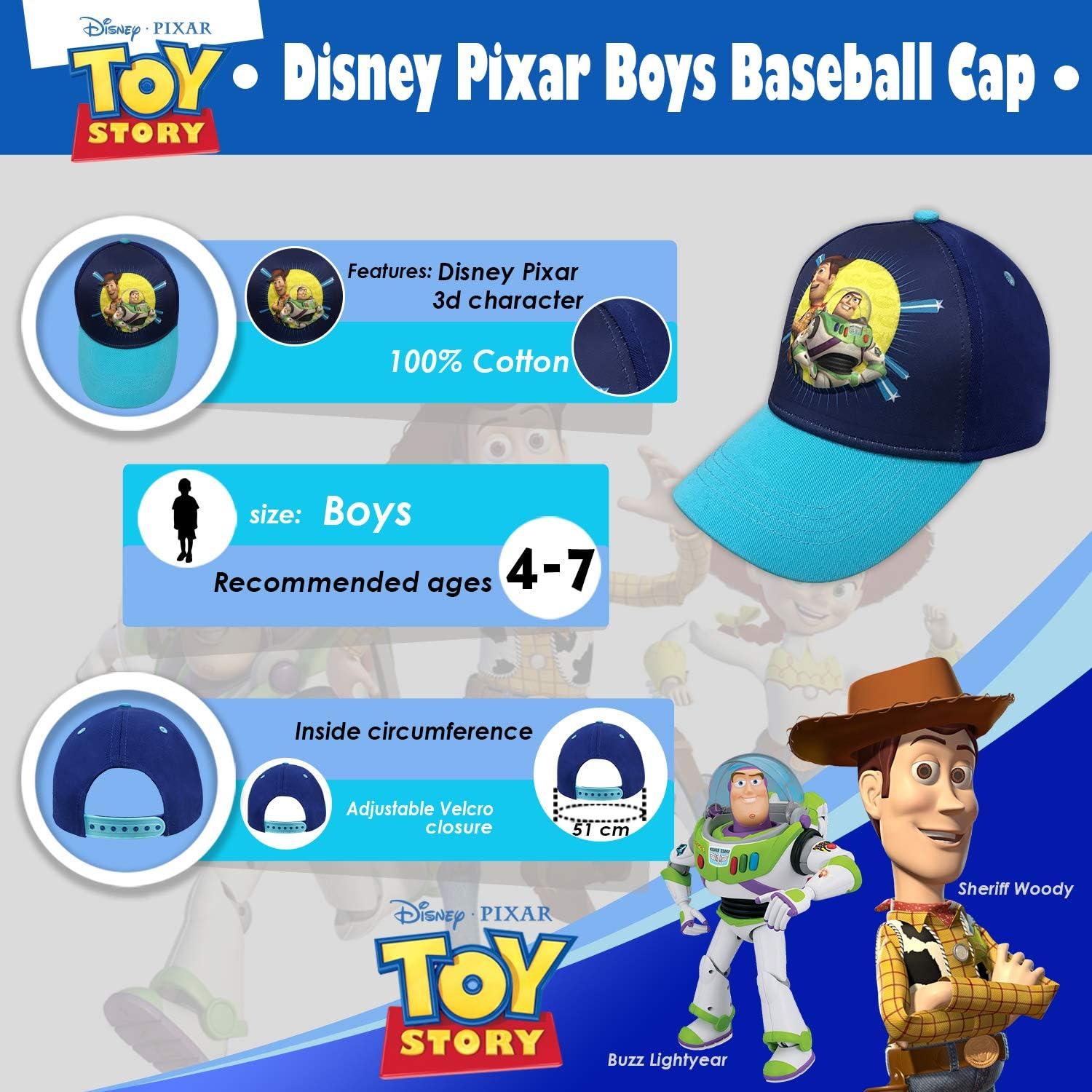 Gorra de Béisbol para Niños Disney 100% Algodón Azul 2-4T