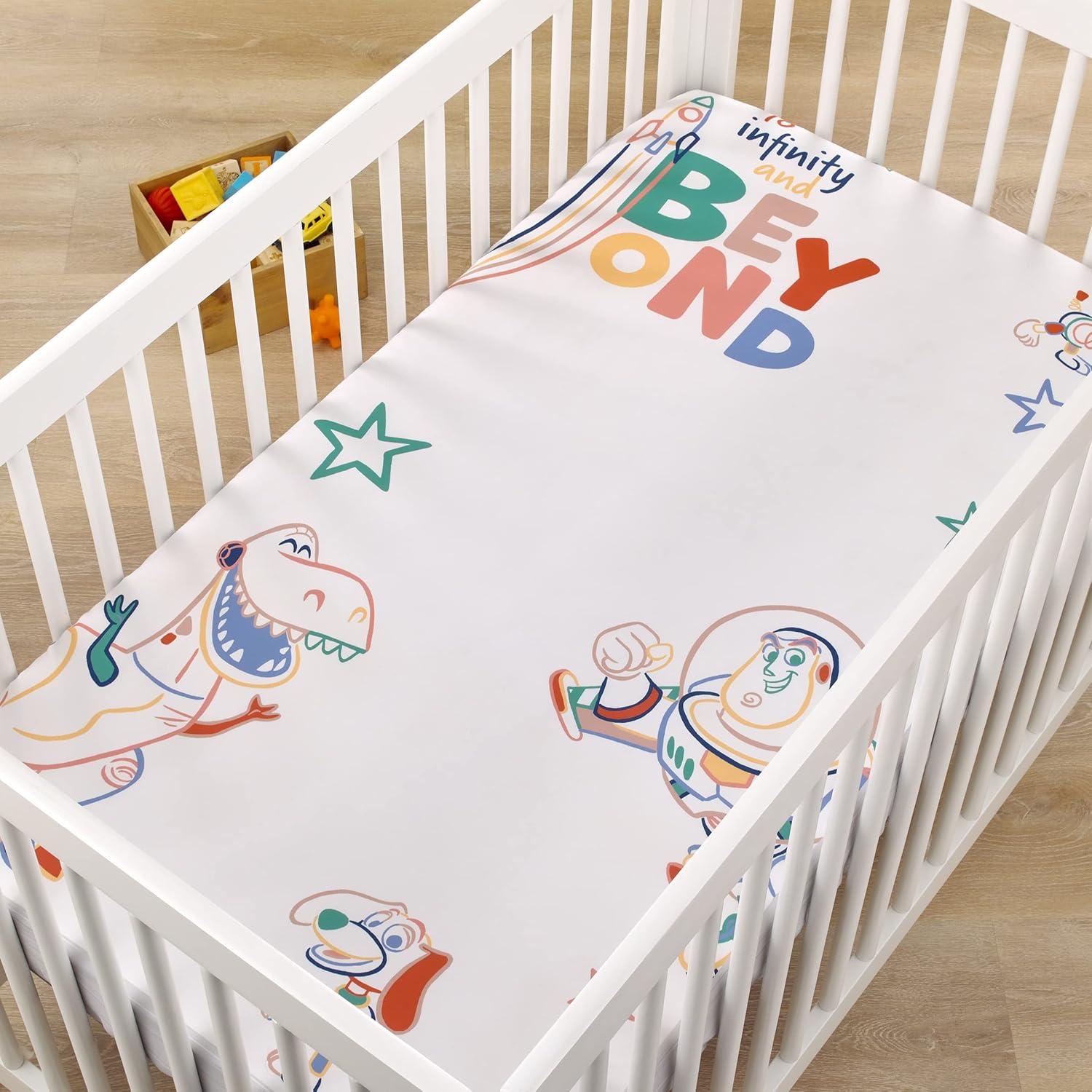 Sábana Ajustable para Cuna Toy Story NoJo 132x71 cm Colorida