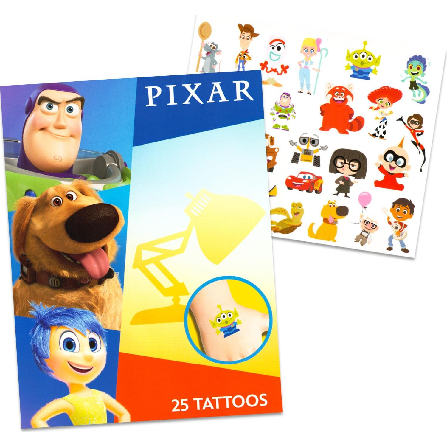 Tatuajes Temporales Disney Pixar - 75 Tatuajes de Fiesta