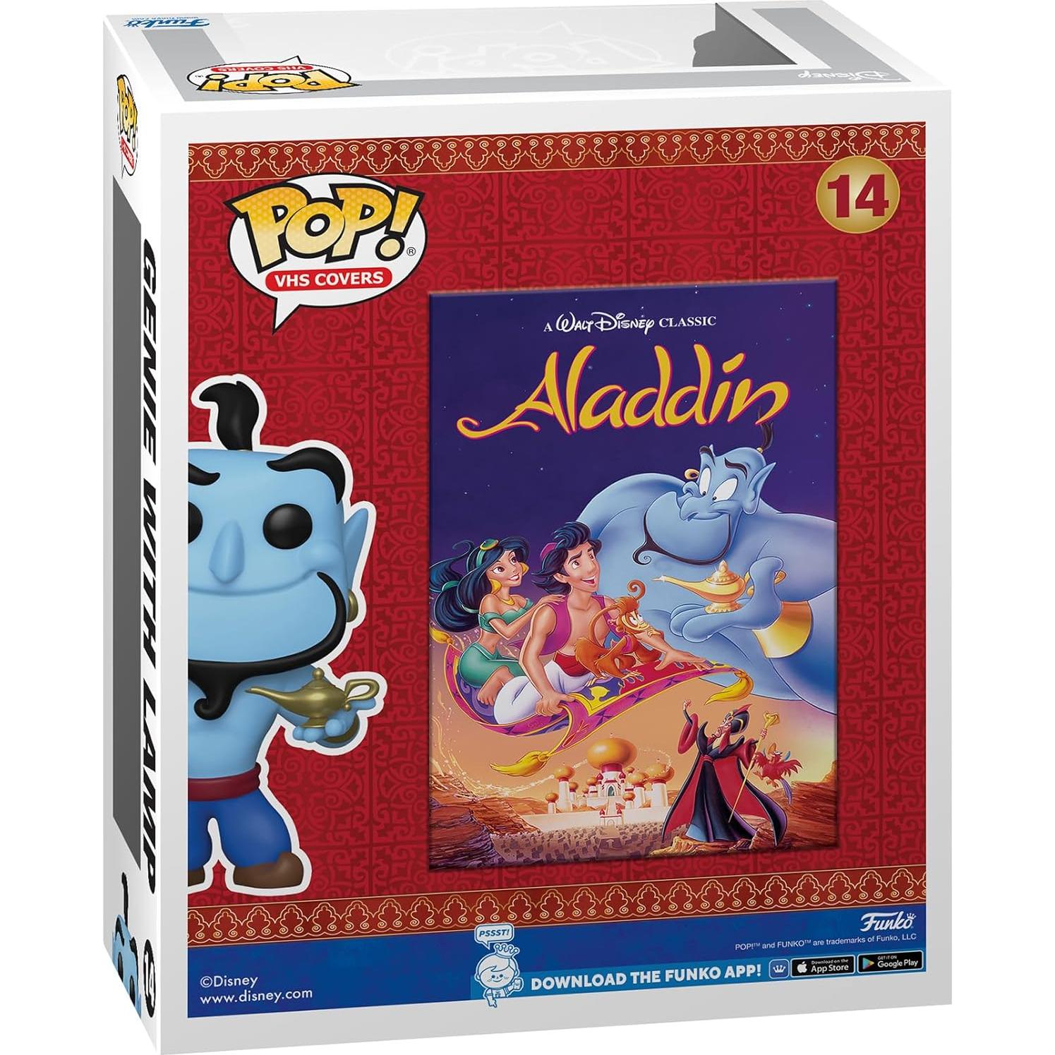 Funko Pop! Genio Aladino con Lámpara - Carátula VHS Disney