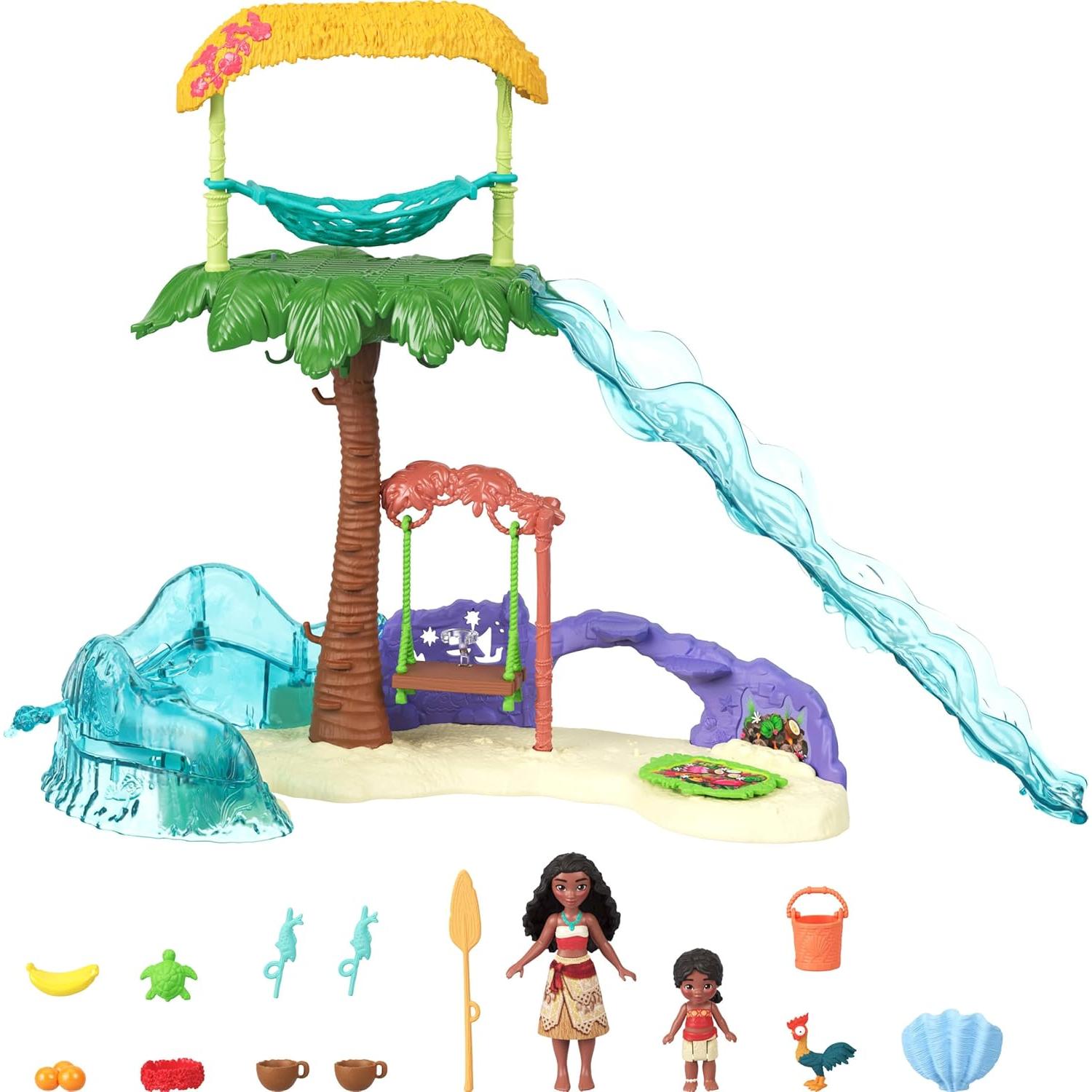 Set de Juego Aventura en la Isla de Moana Mattel 15 Piezas