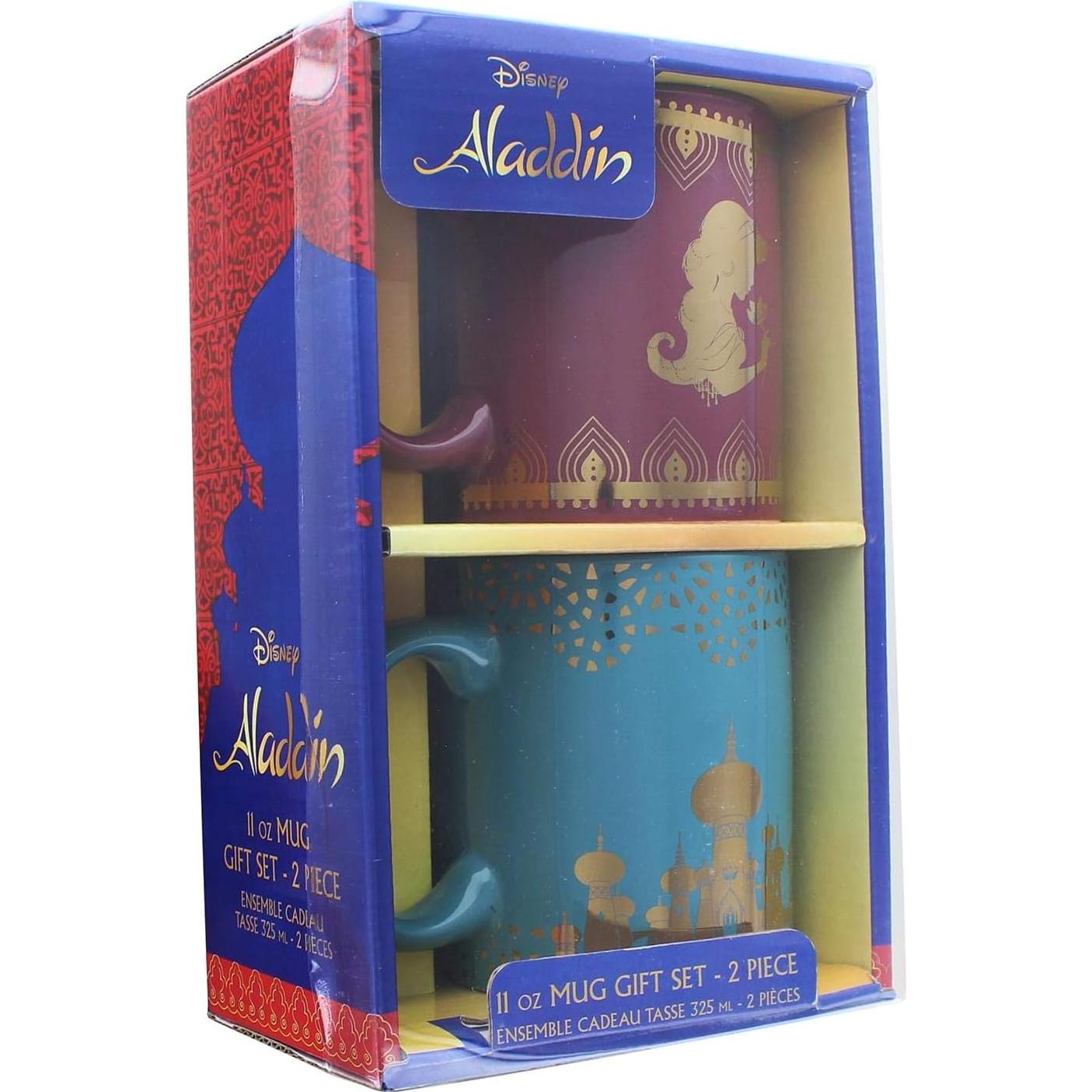 Juego de Tazas de Cerámica Toynk Princesa Jasmine 11oz - 2 Piezas