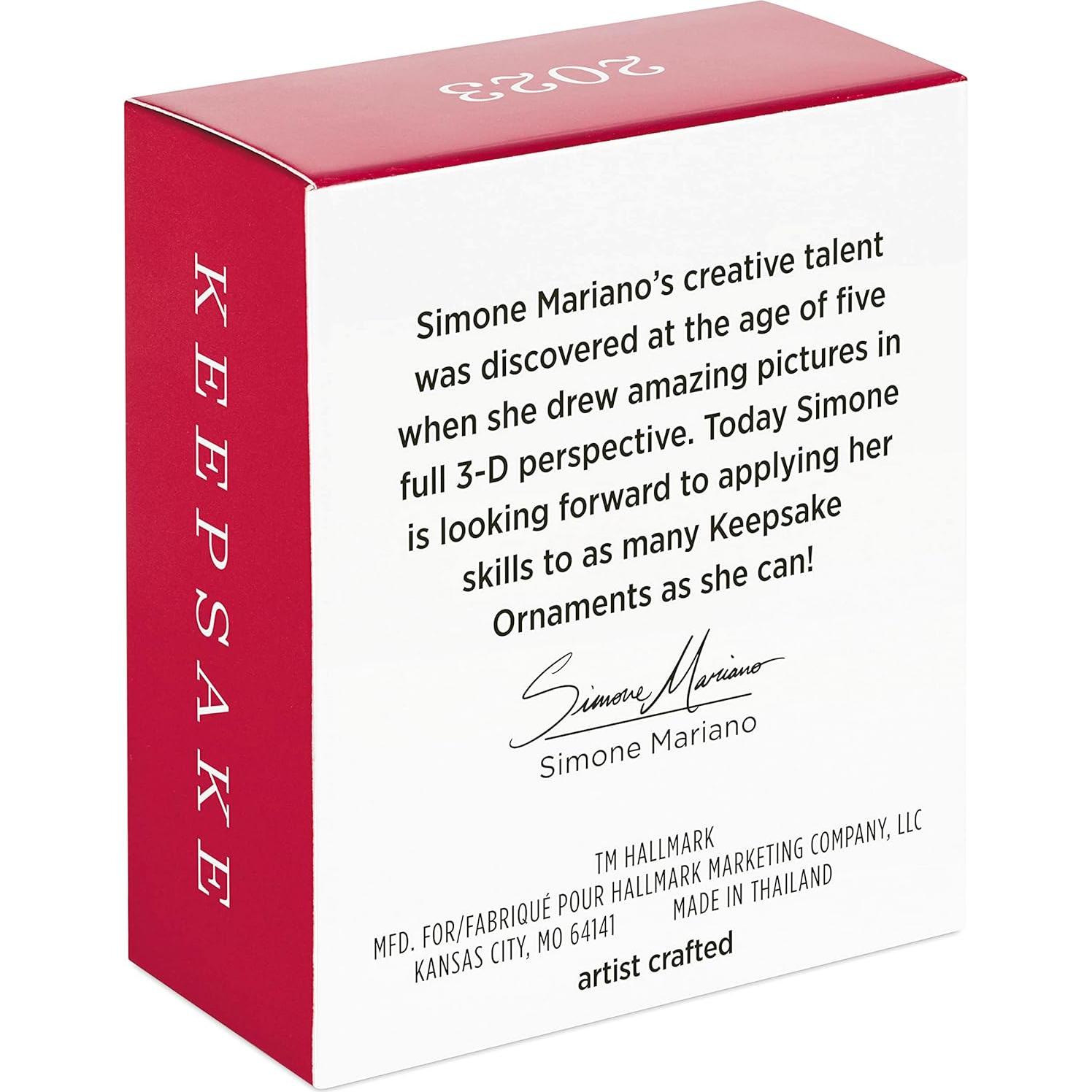 Adorno Navideño Miniatura Hallmark Jasmine 2023 21.84 cm