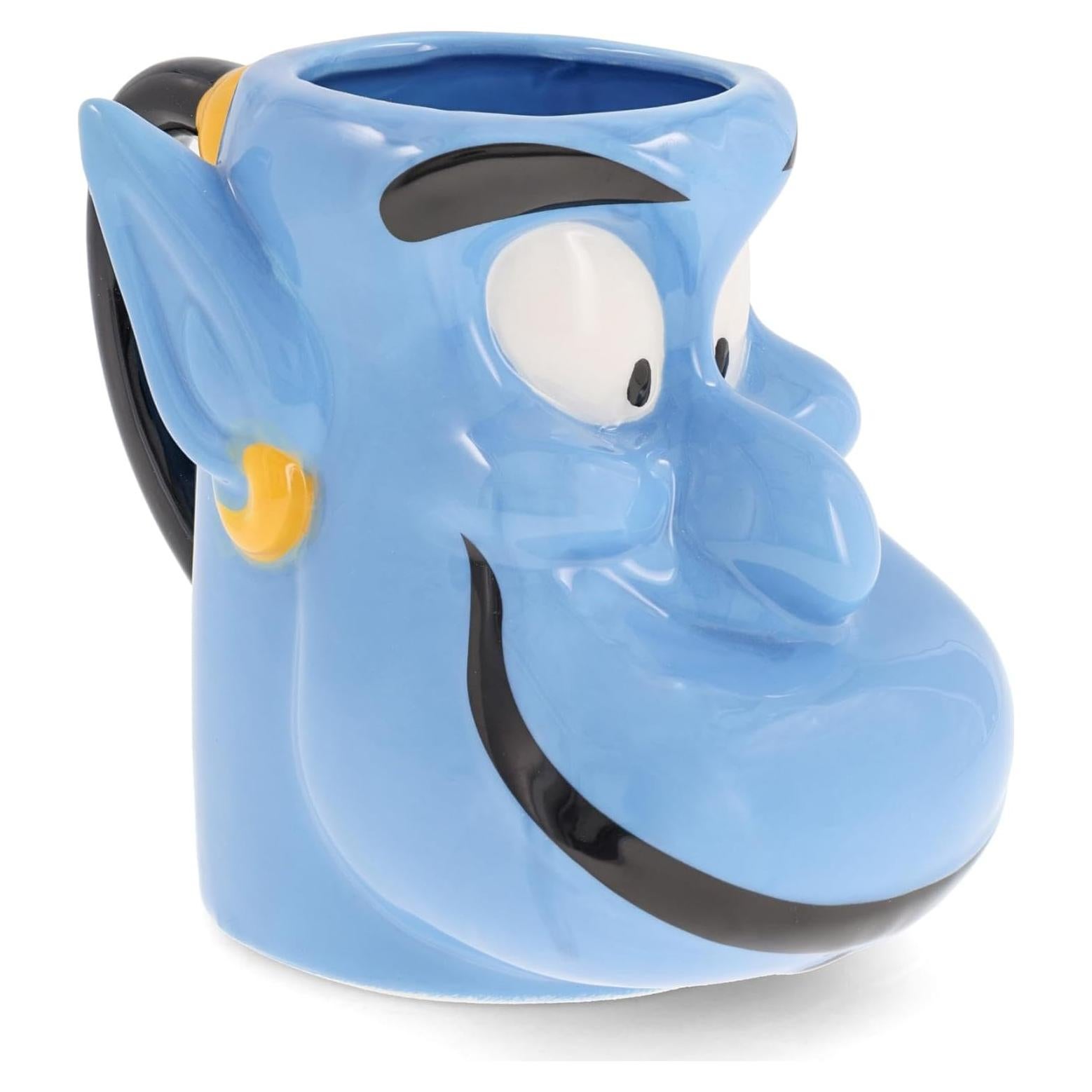 Taza Cerámica 3D Genio de Aladino Silver Buffalo 620ml