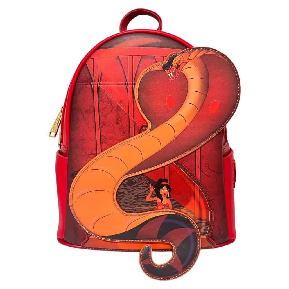 Bolso de Hombro Loungefly Aladino Jafar y Jasmine 26.7x22.9cm