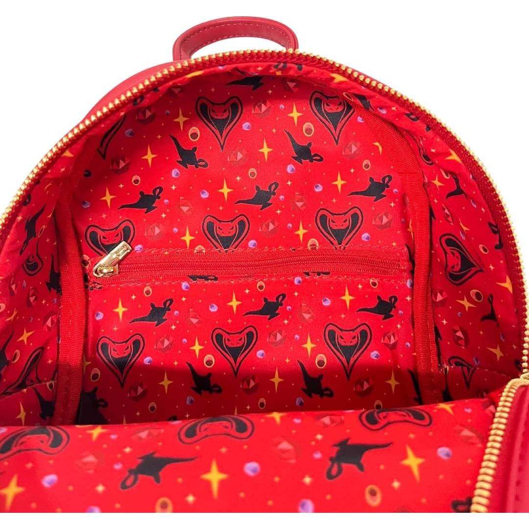 Bolso de Hombro Loungefly Aladino Jafar y Jasmine 26.7x22.9cm