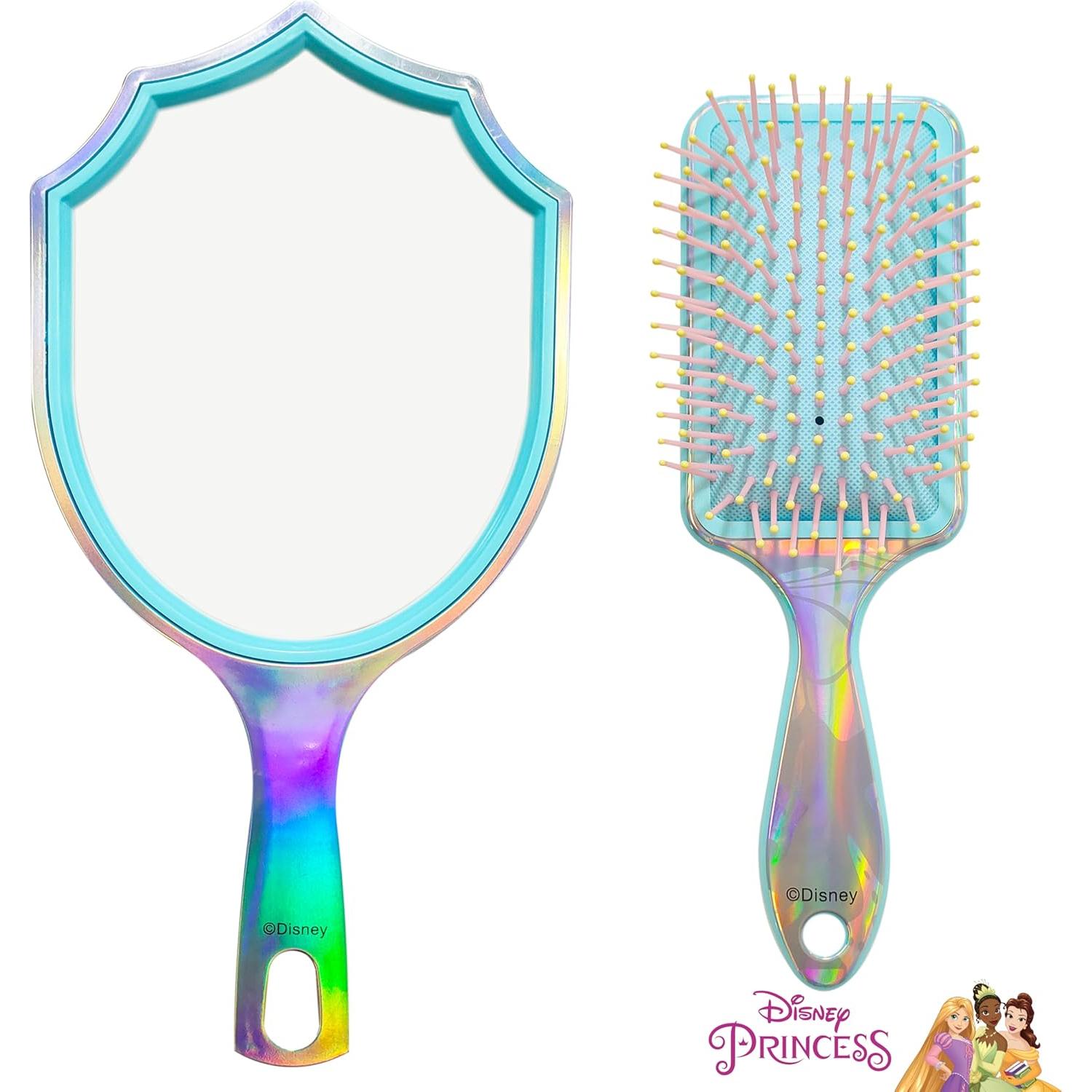 Conjunto de Spa Disney Ariel para Niñas - Cepillo y Espejo