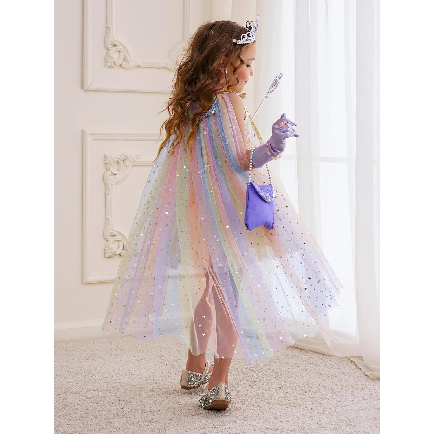 Disfraz de Princesa Brillante Fuzmo con Accesorios para Niñas 3-6 Años