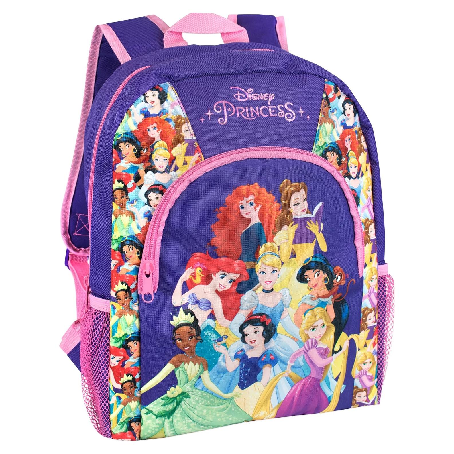 Mochila Escolar Princesa Disney para Niñas 33x27x10 cm
