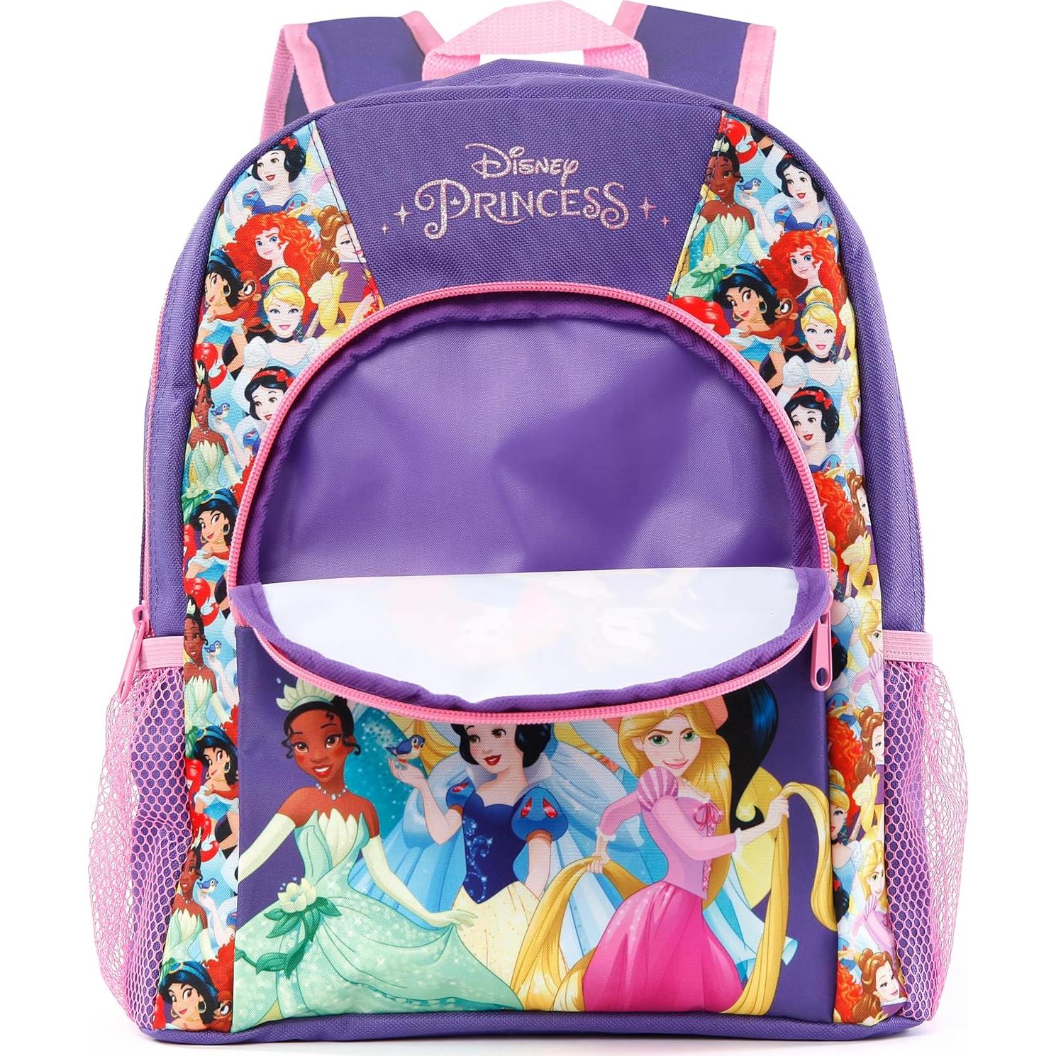 Mochila Escolar Princesa Disney para Niñas 33x27x10 cm