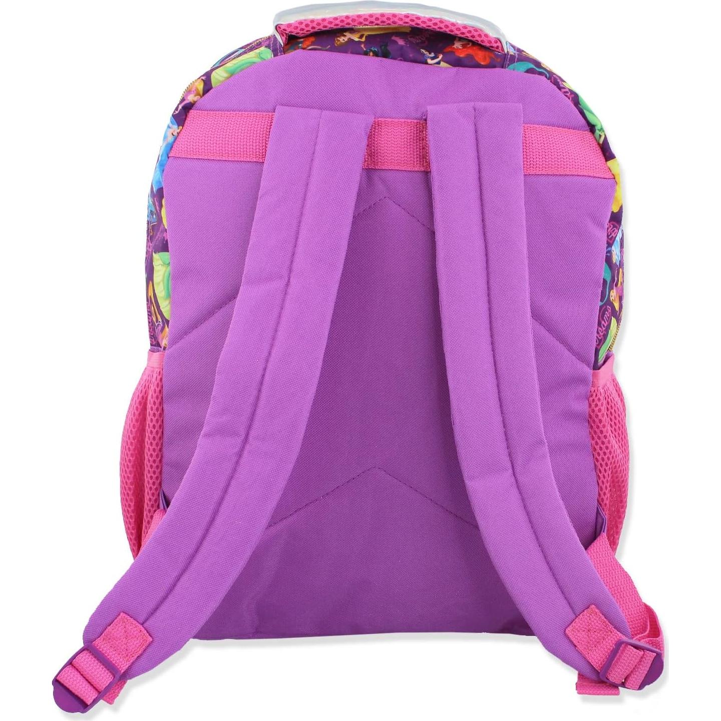 Mochila Escolar Princesa Disney 40.64x30.48 cm Púrpura/Rosa