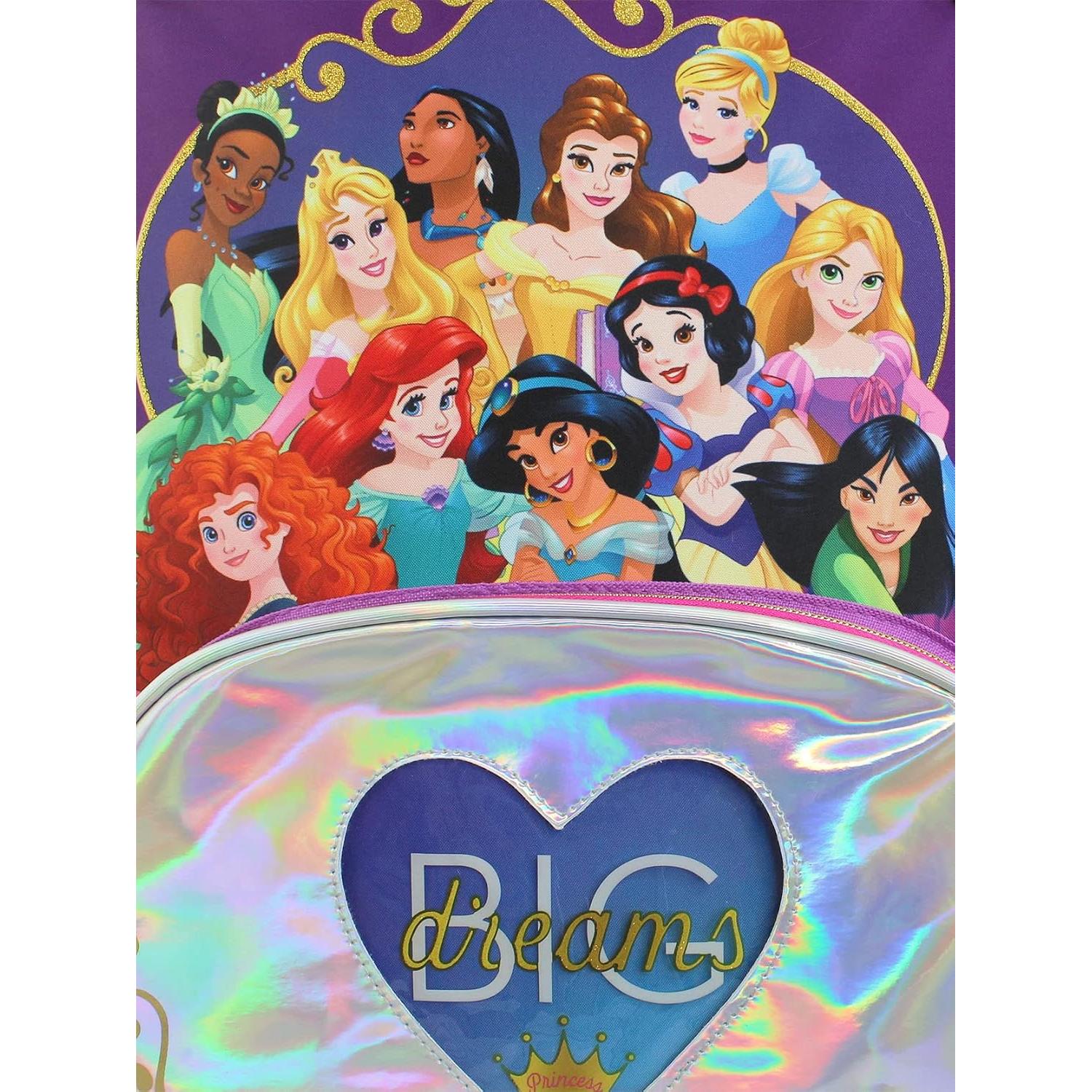 Mochila Escolar Princesa Disney 40.64x30.48 cm Púrpura/Rosa