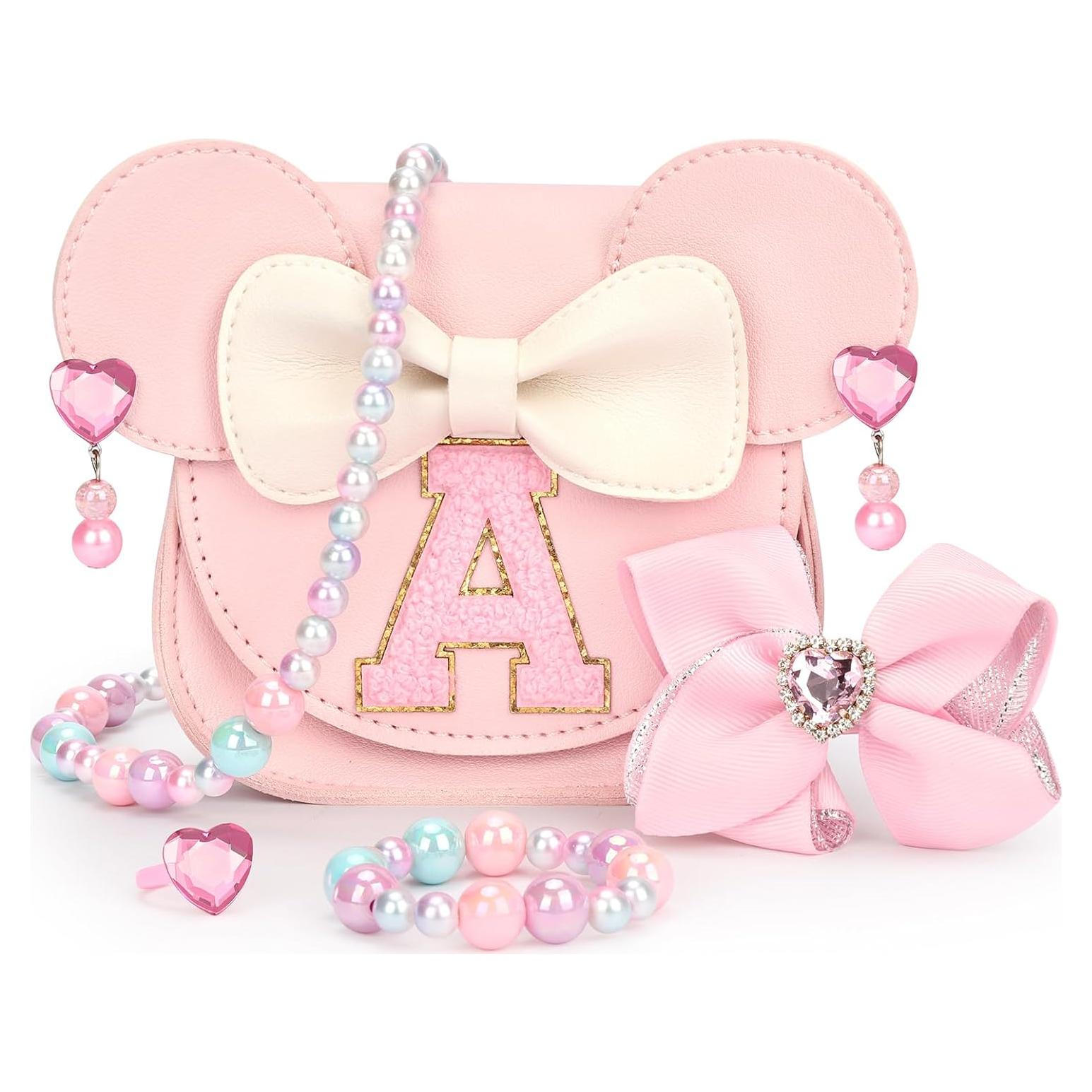 Set de Monedero Rosa para Niñas - Juguetes Mini Ratón