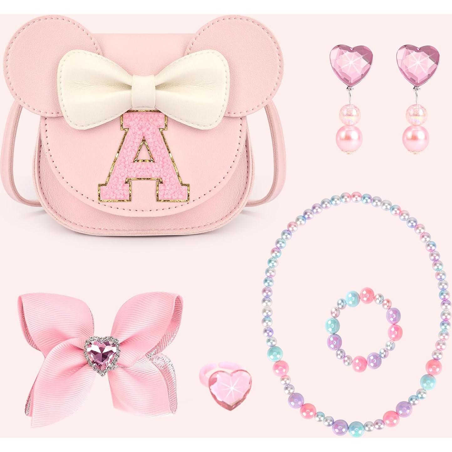 Set de Monedero Rosa para Niñas - Juguetes Mini Ratón