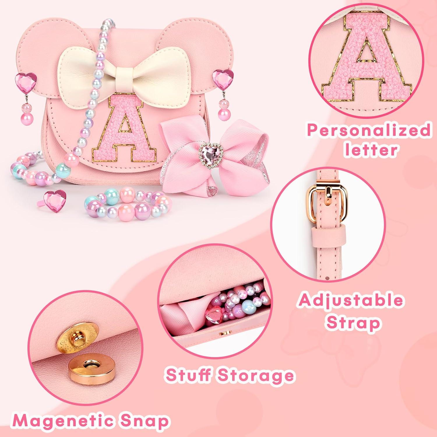 Set de Monedero Rosa para Niñas - Juguetes Mini Ratón