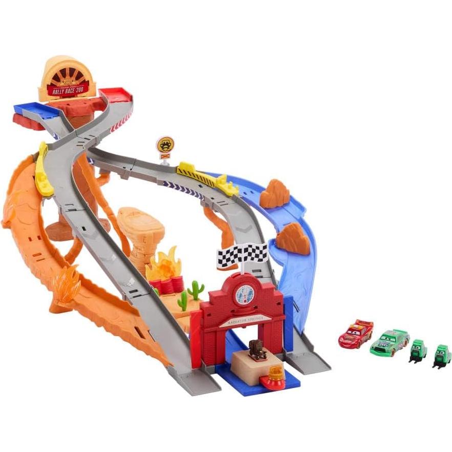 Juego de Juguetes Mattel Cars Rescue Road Raceway 1.46kg
