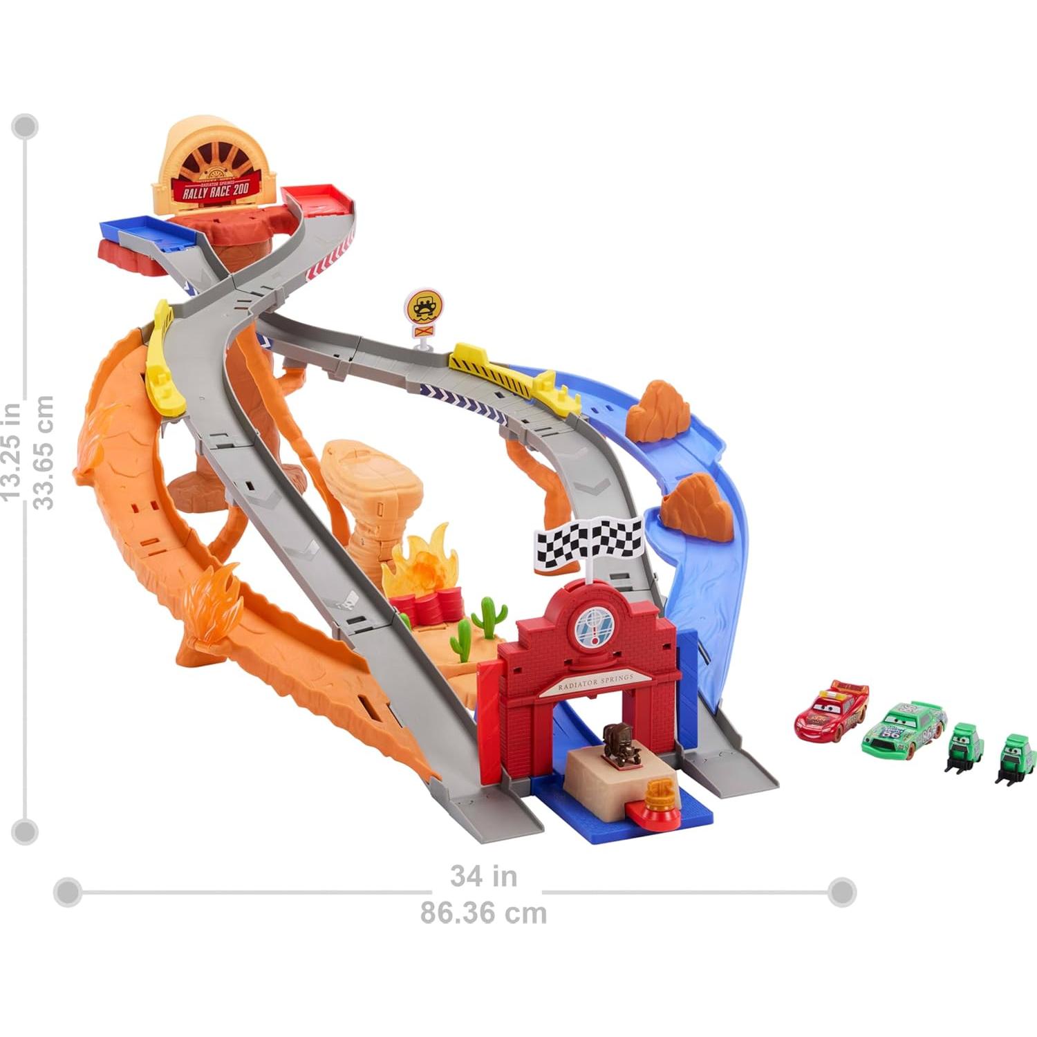 Juego de Juguetes Mattel Cars Rescue Road Raceway 1.46kg