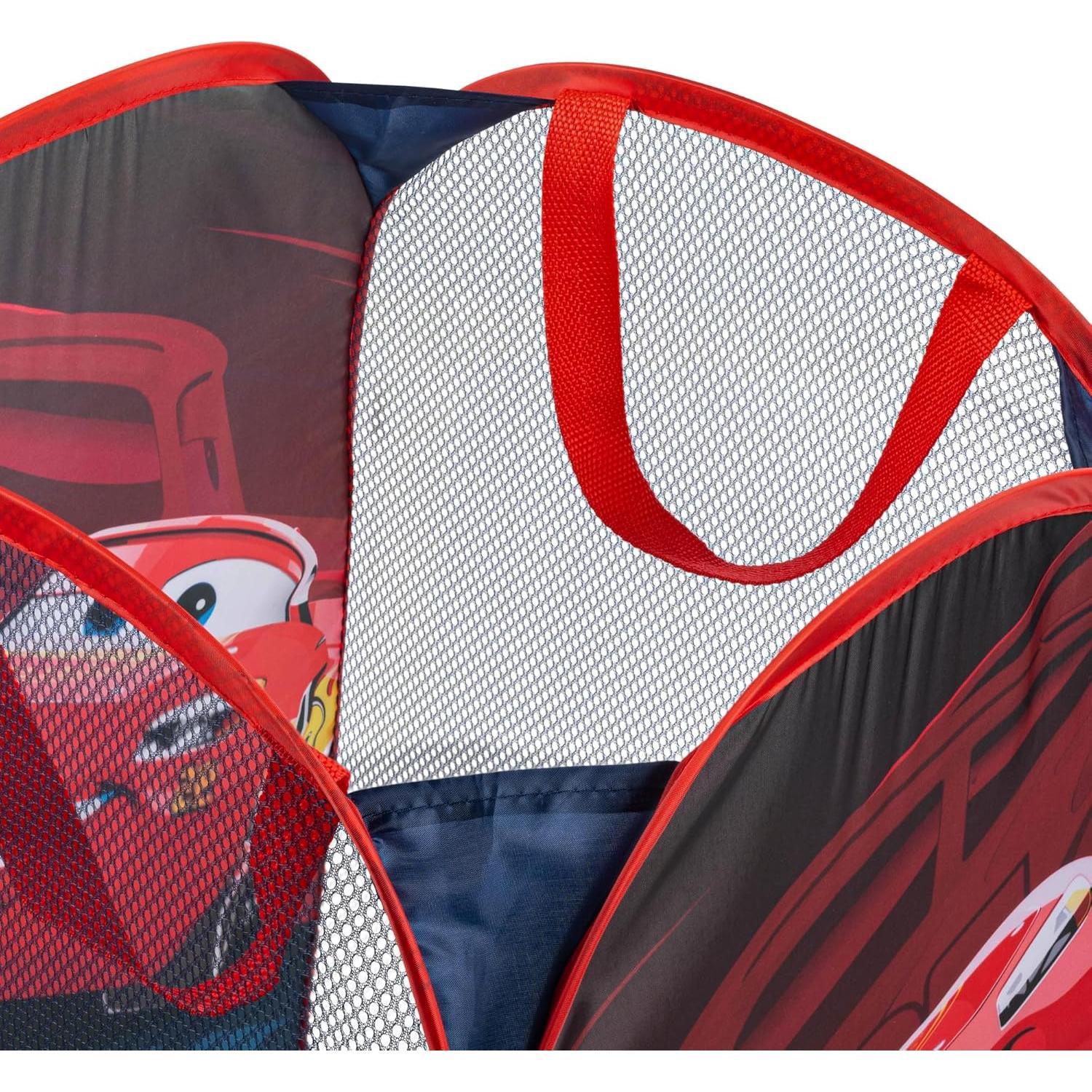 Cesta Plegable de Ropa Cars Lightning McQueen - Almacenamiento Azul