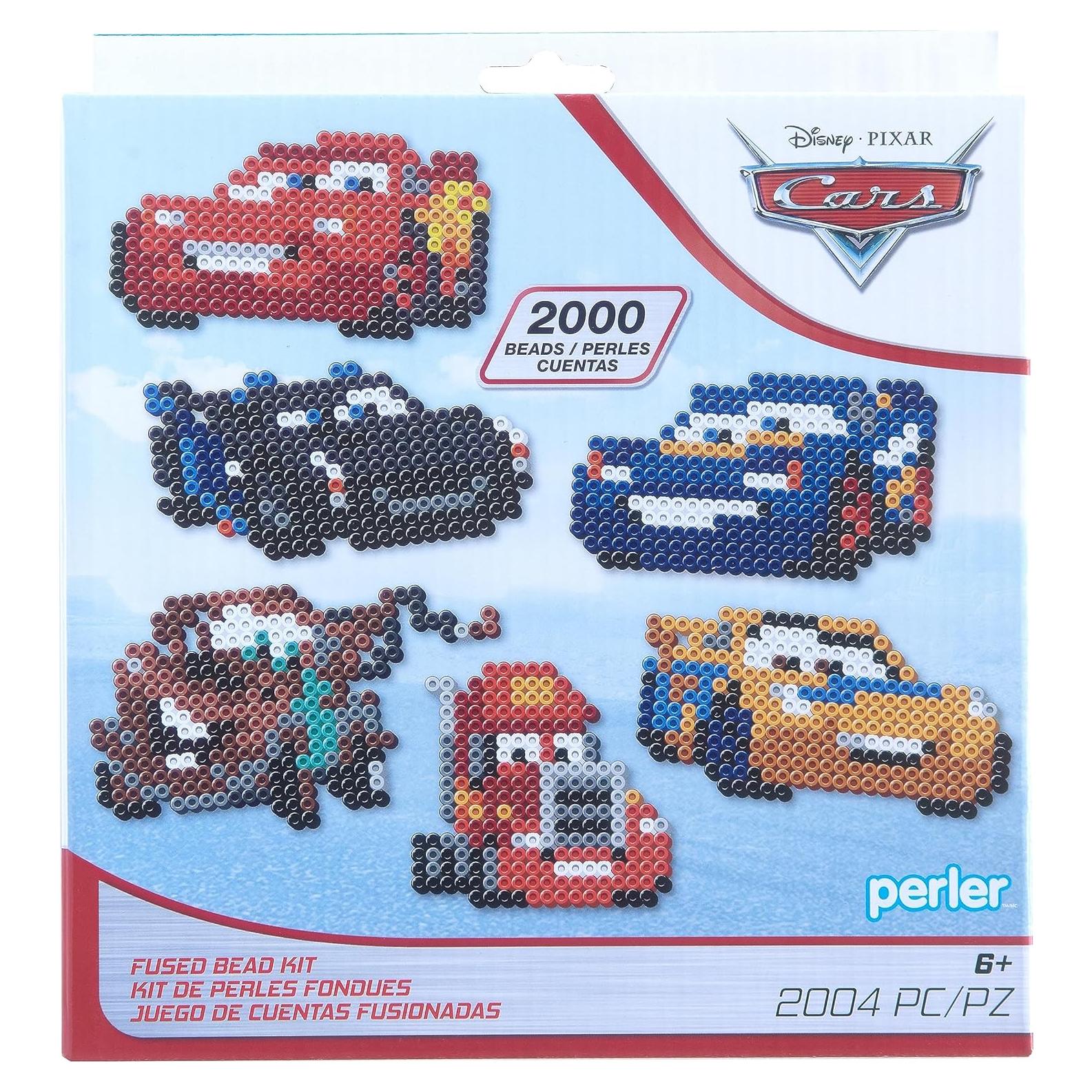 Kit de Perlas de Fusión Perler 80-57045 Cars Disney 2000 Piezas