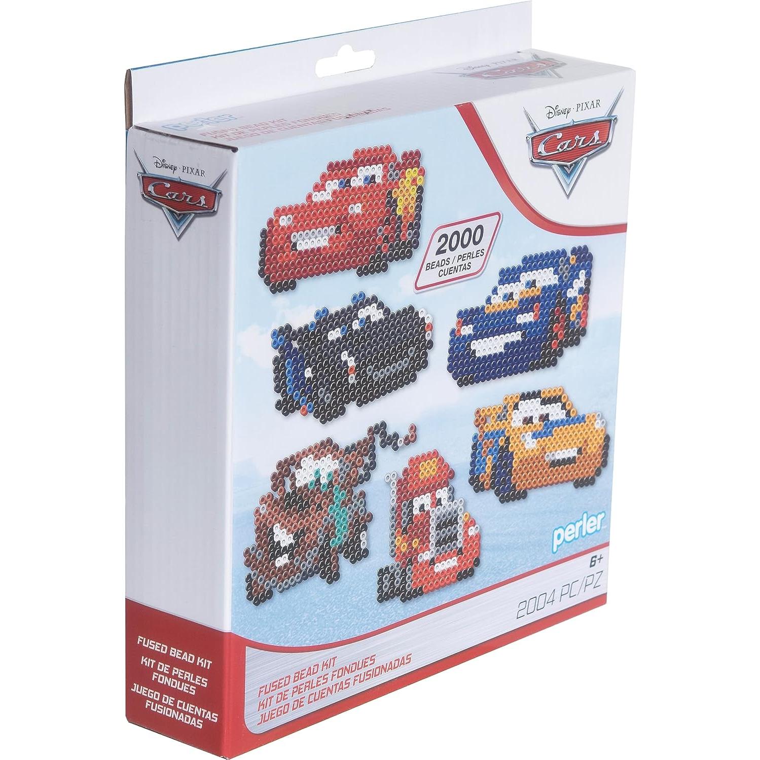 Kit de Perlas de Fusión Perler 80-57045 Cars Disney 2000 Piezas