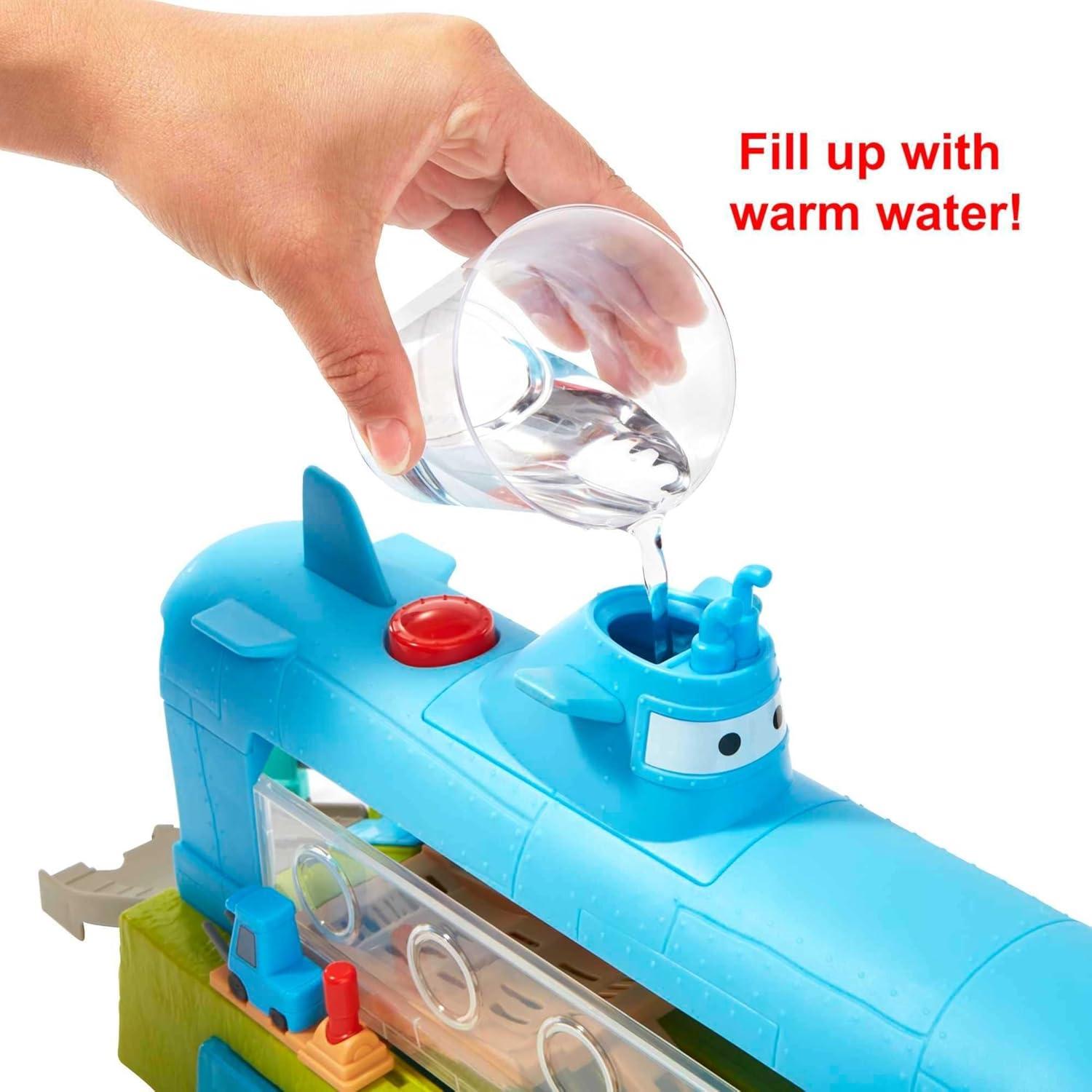 Conjunto de Juego de Lavado de Autos Submarino Mattel Cars