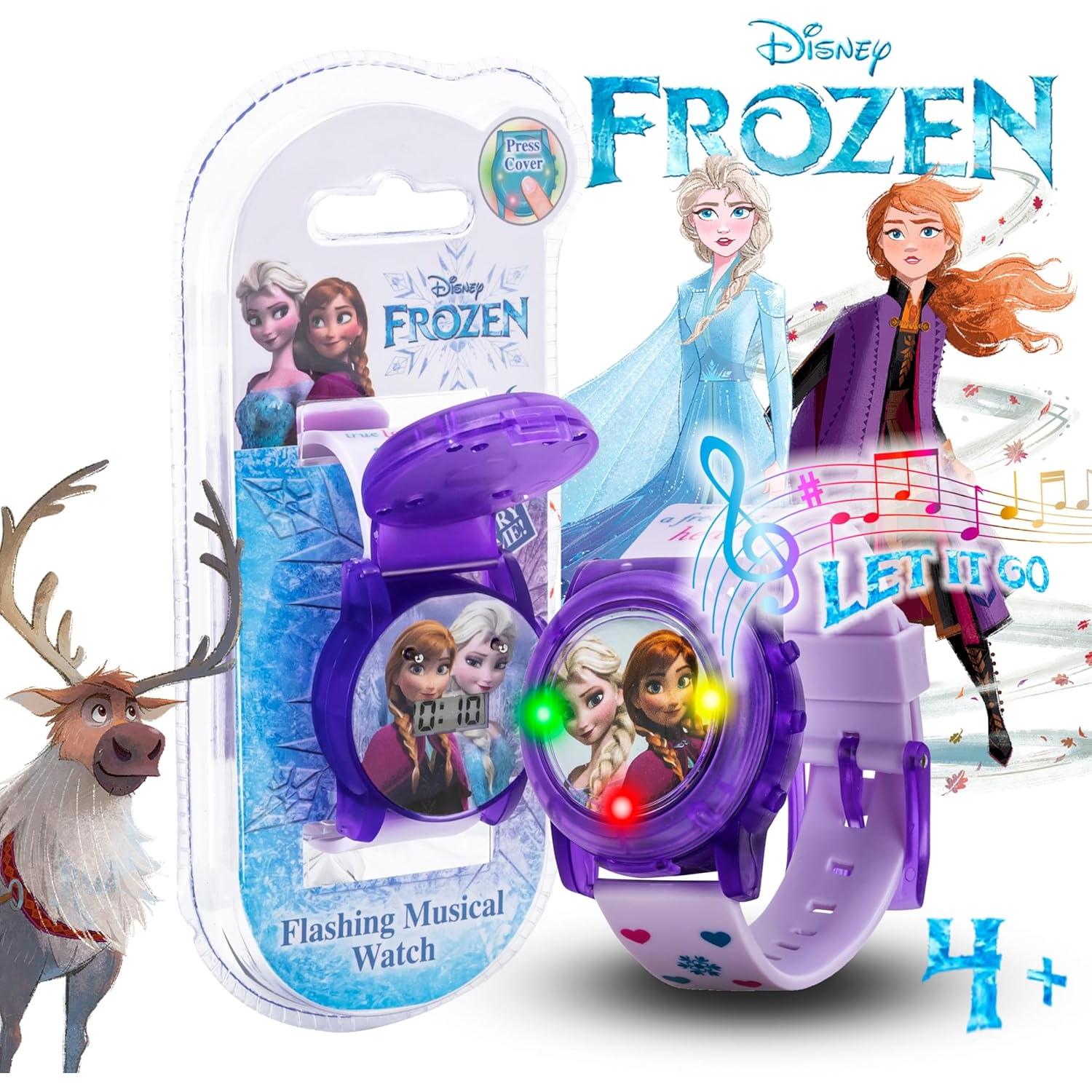 Reloj Musical Infantil Accutime Frozen - Luces y 'Let It Go'