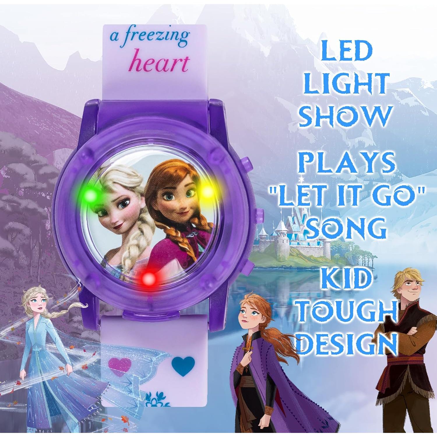 Reloj Musical Infantil Accutime Frozen - Luces y 'Let It Go'