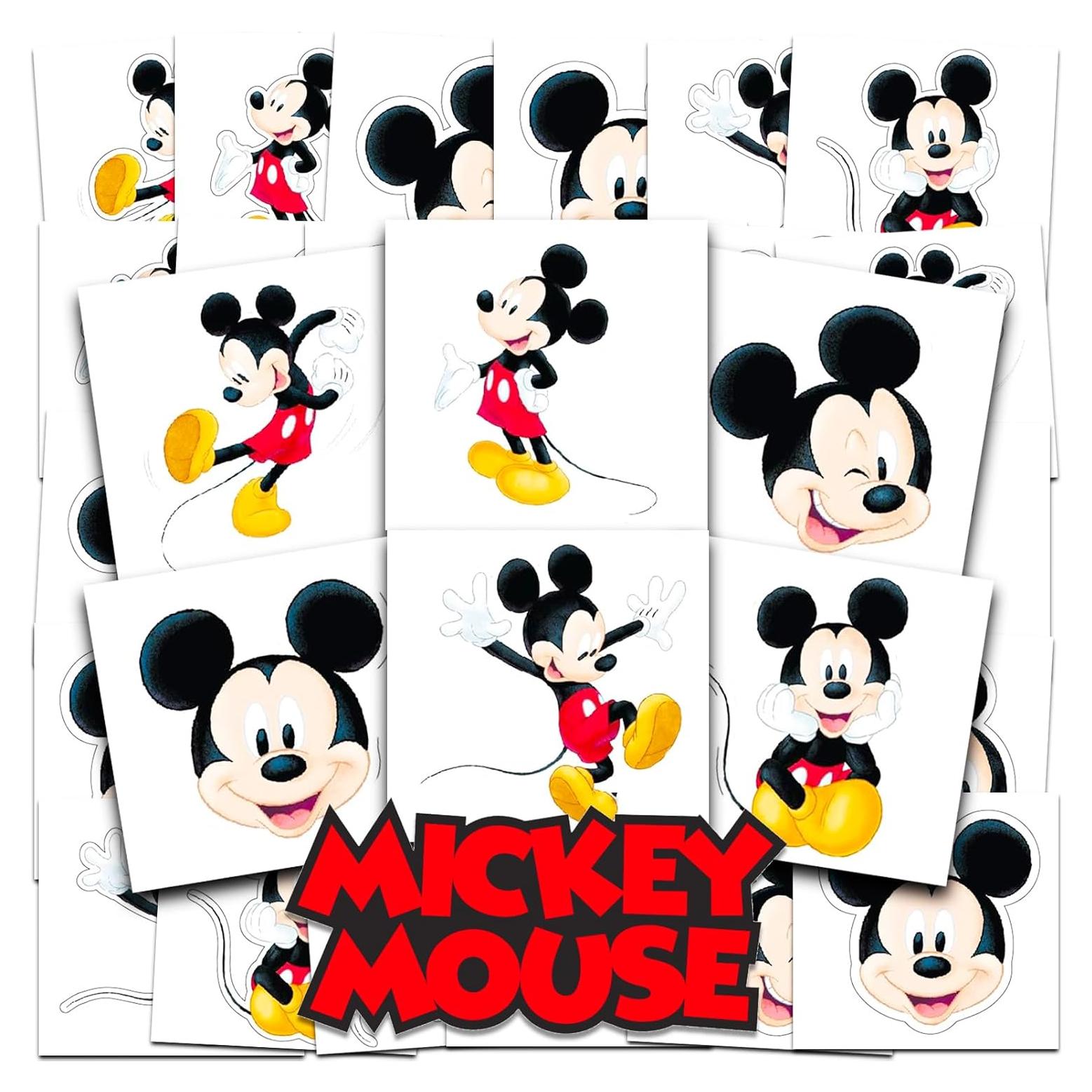 Paquete de 72 Tatuajes Temporales Mickey Mouse Crenstone 5.08 cm