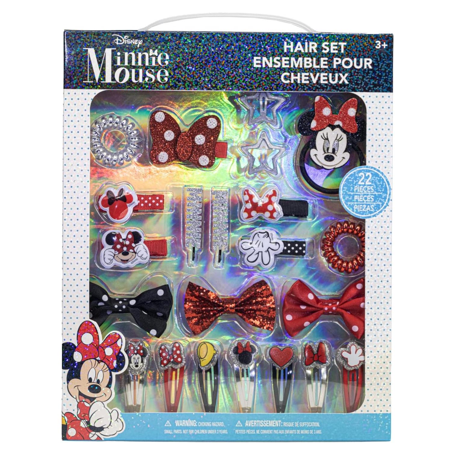 Conjunto de Accesorios para el Cabello Townley Girl Minnie Mouse 22 Piezas