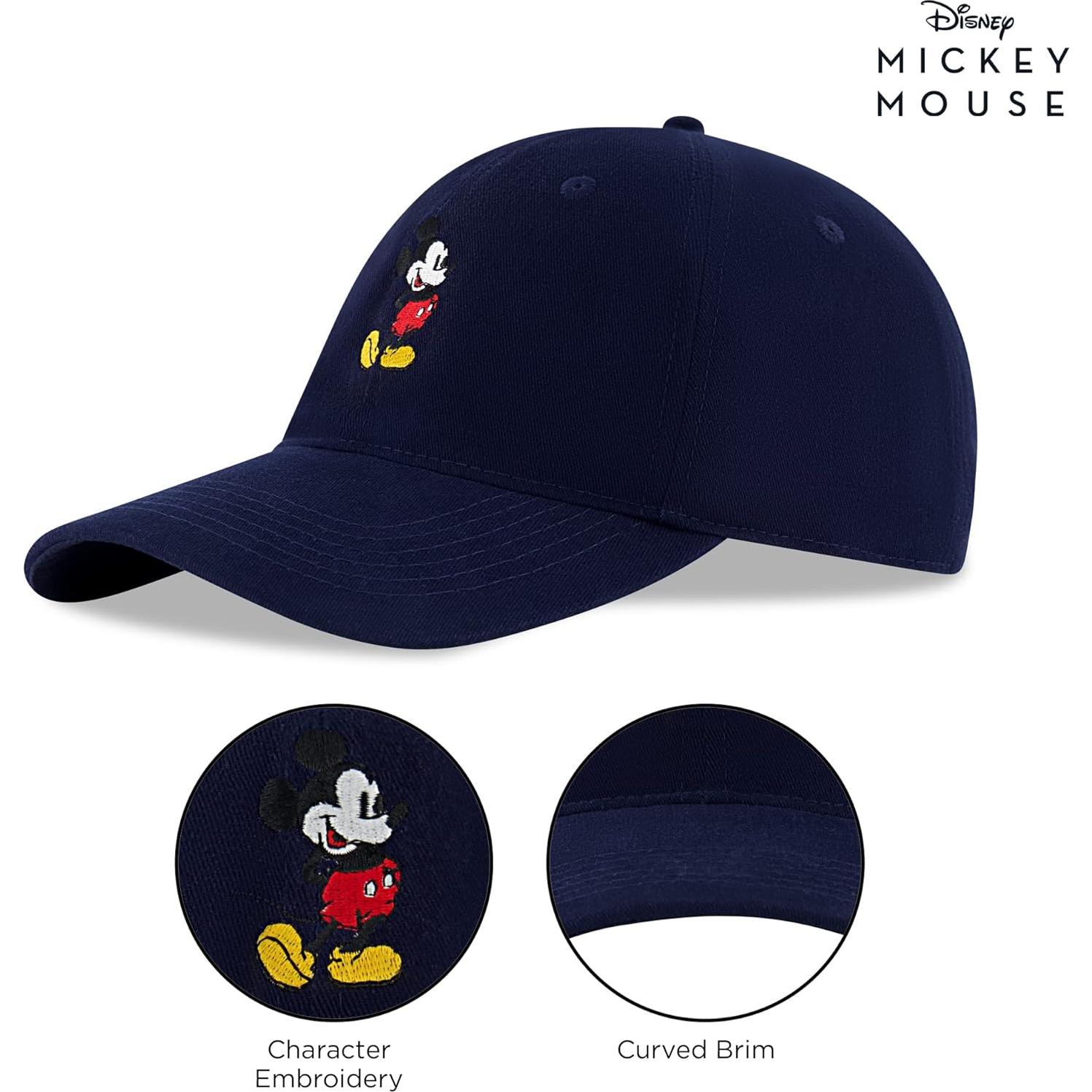 Gorra de béisbol ajustable Disney Mickey Mouse para hombres