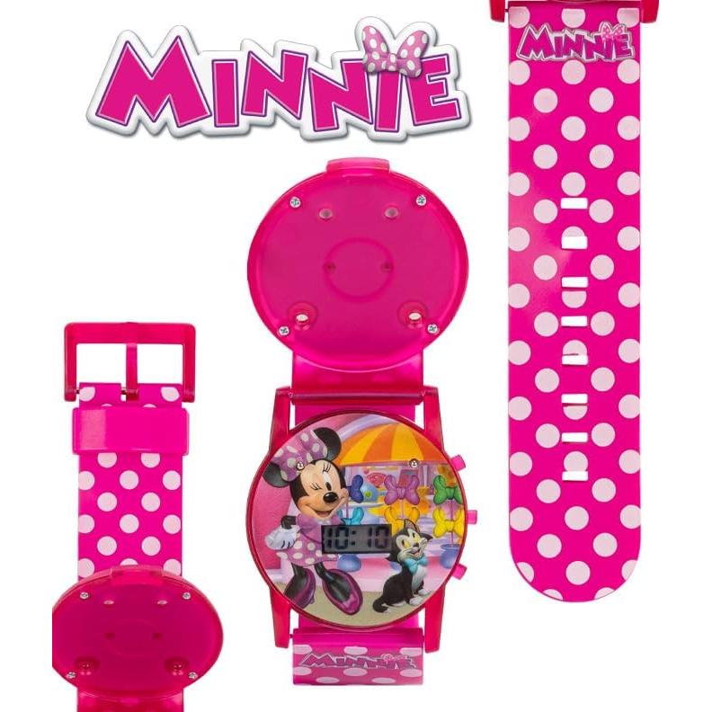 Reloj Musical Interactivo Minnie Mouse para Niñas 32mm Rosa