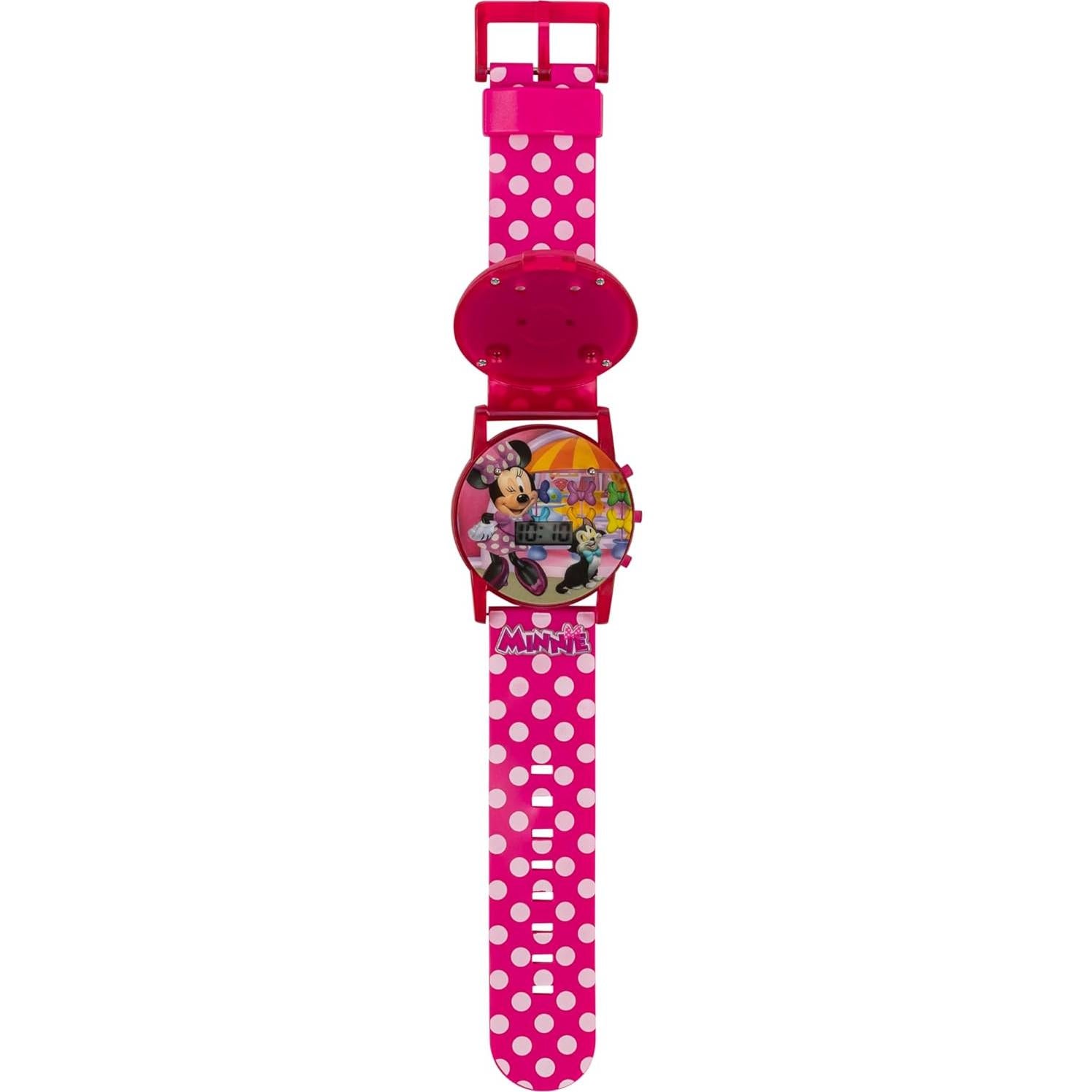 Reloj Musical Interactivo Minnie Mouse para Niñas 32mm Rosa