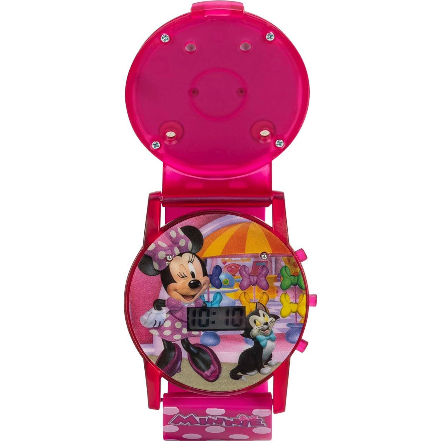 Reloj Musical Interactivo Minnie Mouse para Niñas 32mm Rosa