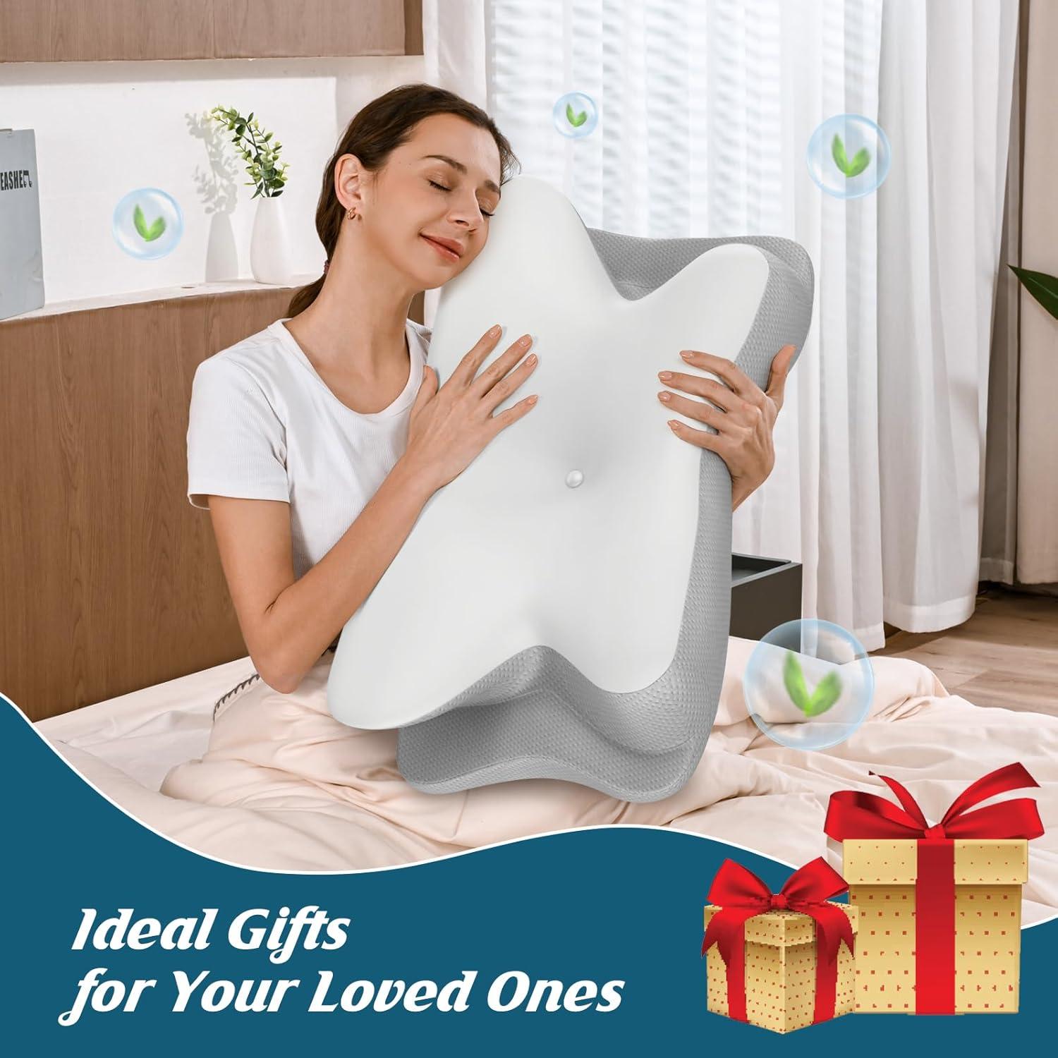 Almohada Cervical HAMYODO Espuma Viscoelástica Refrigerante 67x40cm