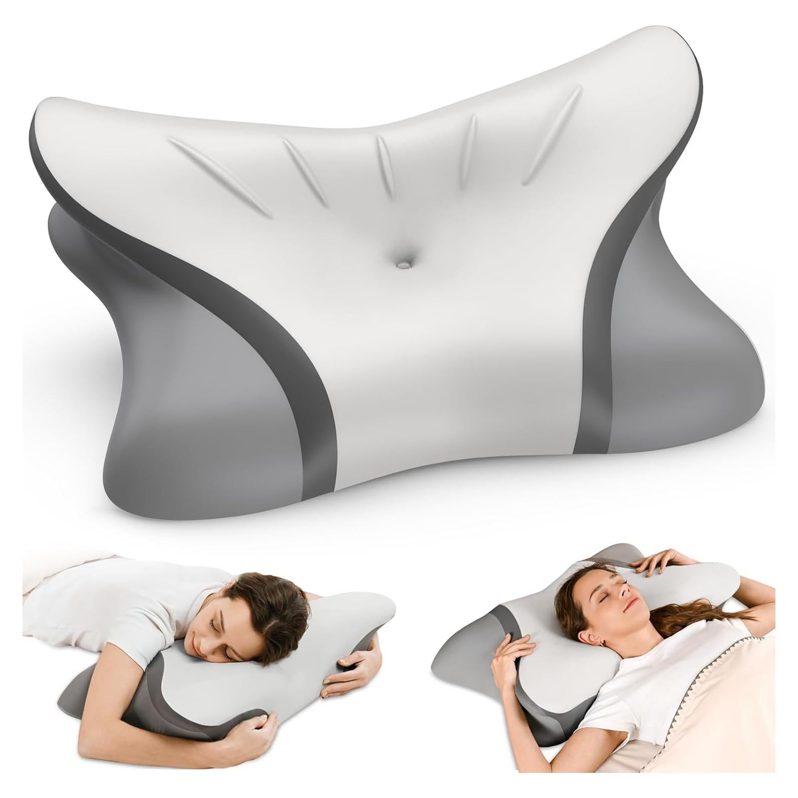 Almohada Cervical Crisgo Ergonómica Espuma Viscoelástica 69x42cm