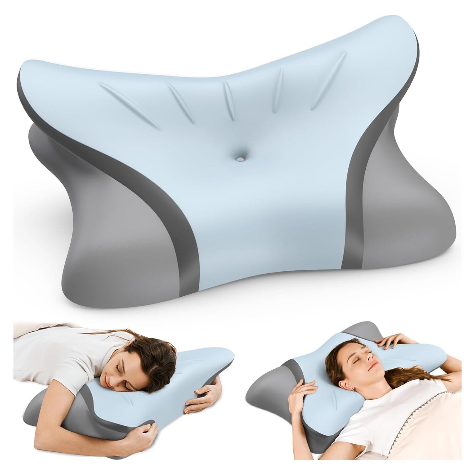 Almohada Cervical Crisgo - Espuma Viscoelástica Refrigerante 69x42cm