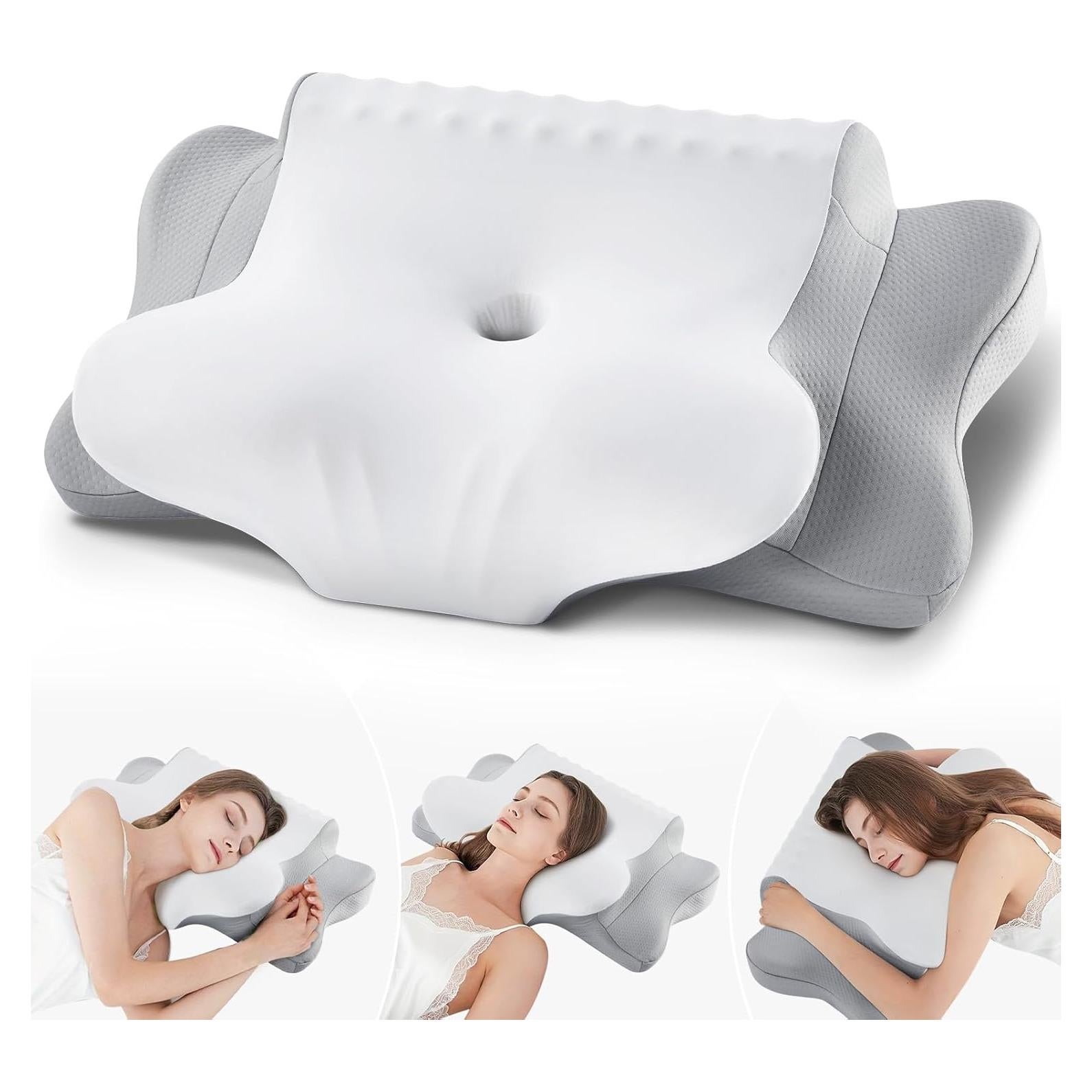 Almohada Cervical Ergonómica FAIORD Doble Cara 64x39 cm