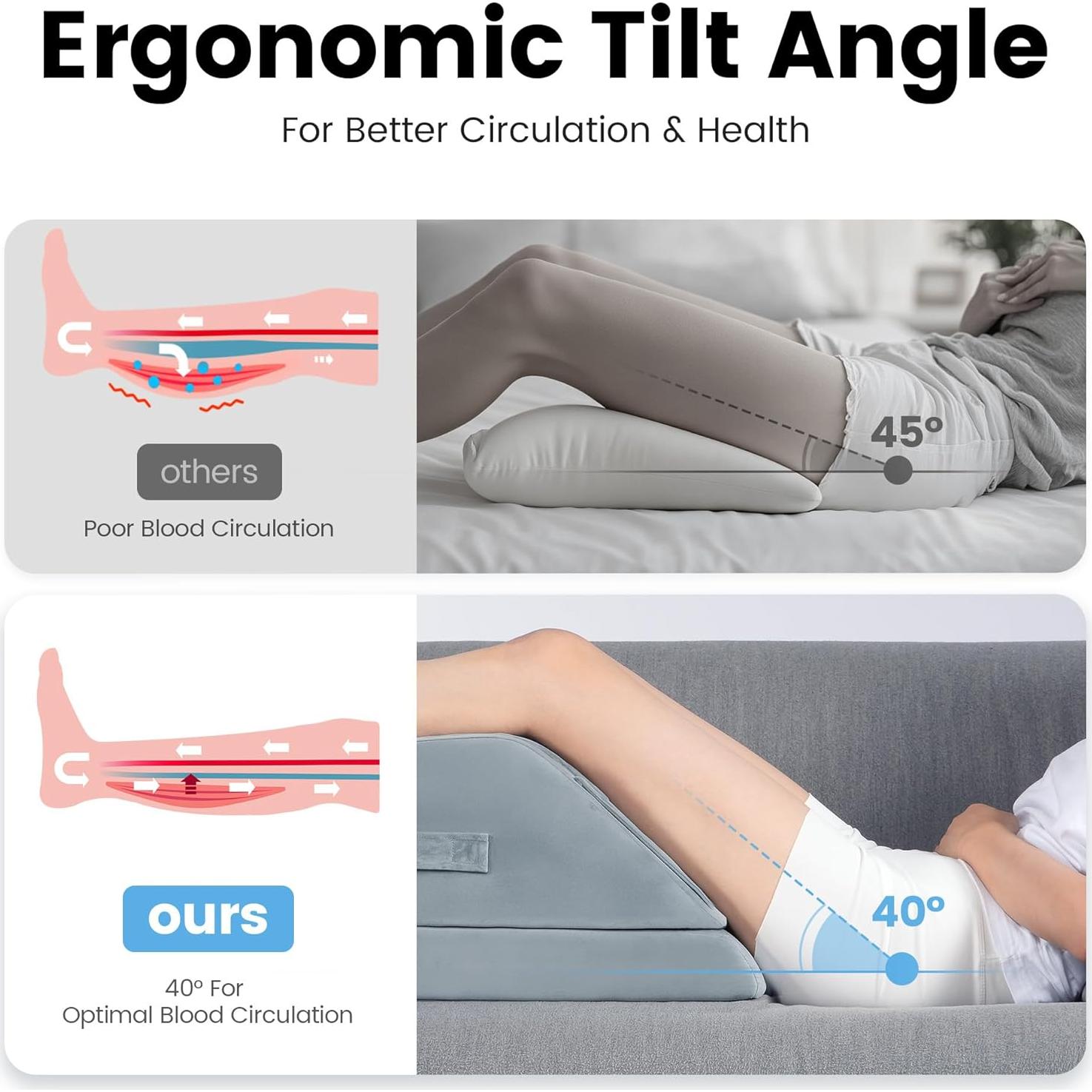 Almohada de Elevación OasisSpace 72x33 cm Espuma Viscoelástica