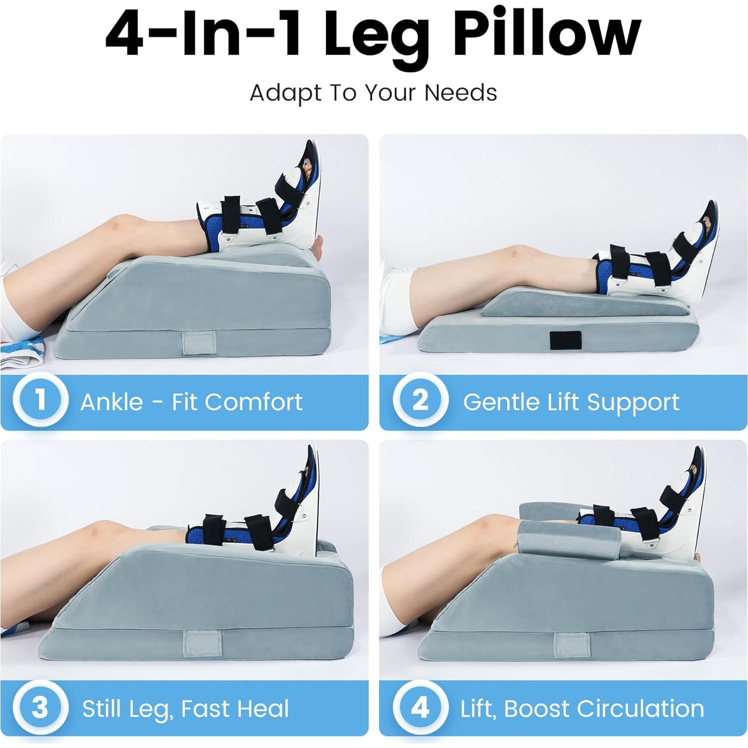 Almohada de Elevación OasisSpace 72x33 cm Espuma Viscoelástica