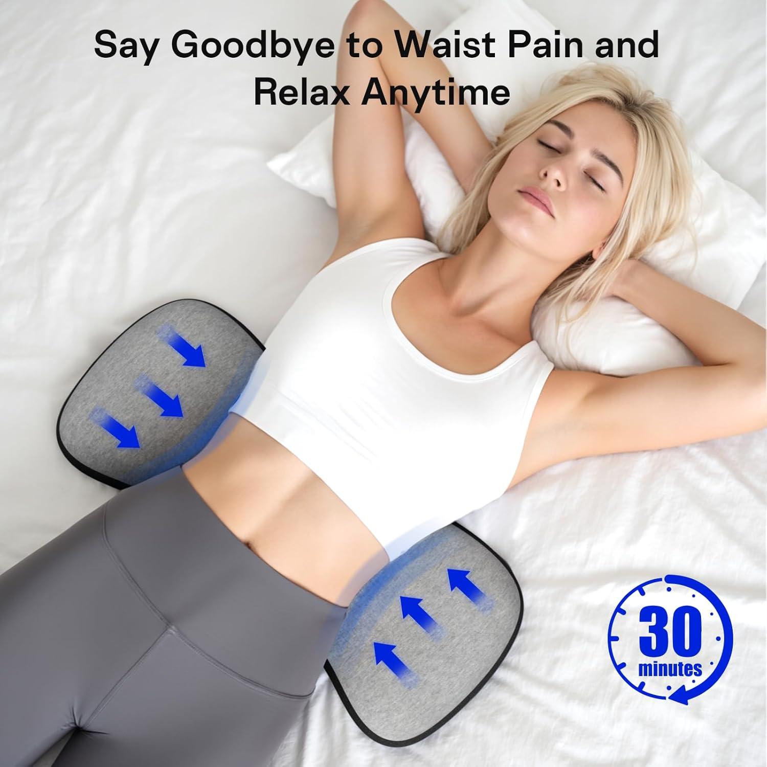 Cojín Lumbar Viscoelástico Forcanby P5103 Gris Negro