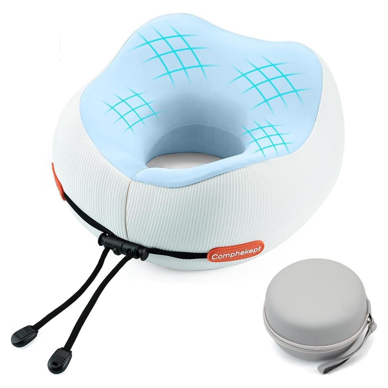 Almohada de Viaje Comphekept Ajustable Espuma de Memoria