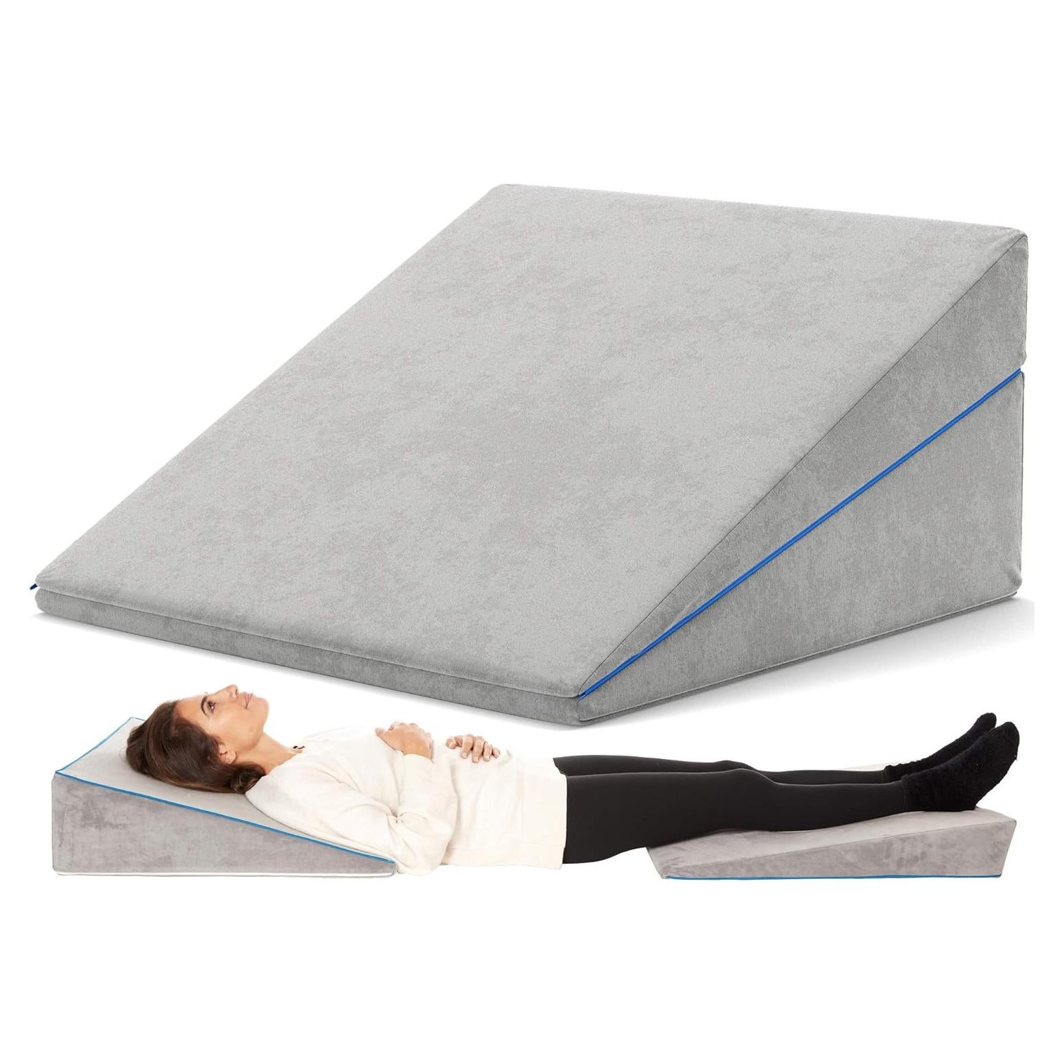 Cojín en Cuña Ajustable AllSett Health - Espuma Viscoelástica 3 en 1