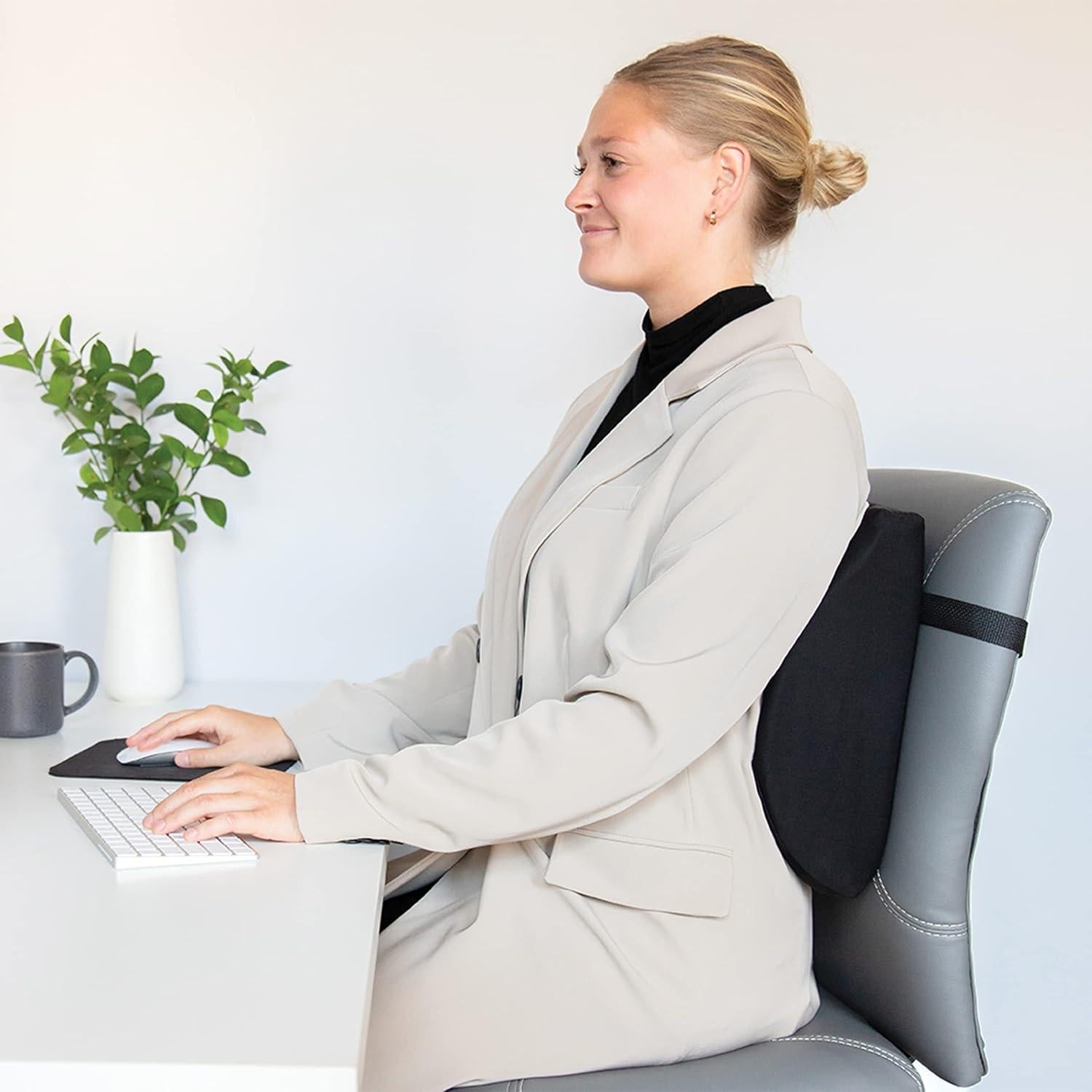 Cojín Lumbar Sitback Core Products Soporte Espalda Baja 33x36cm