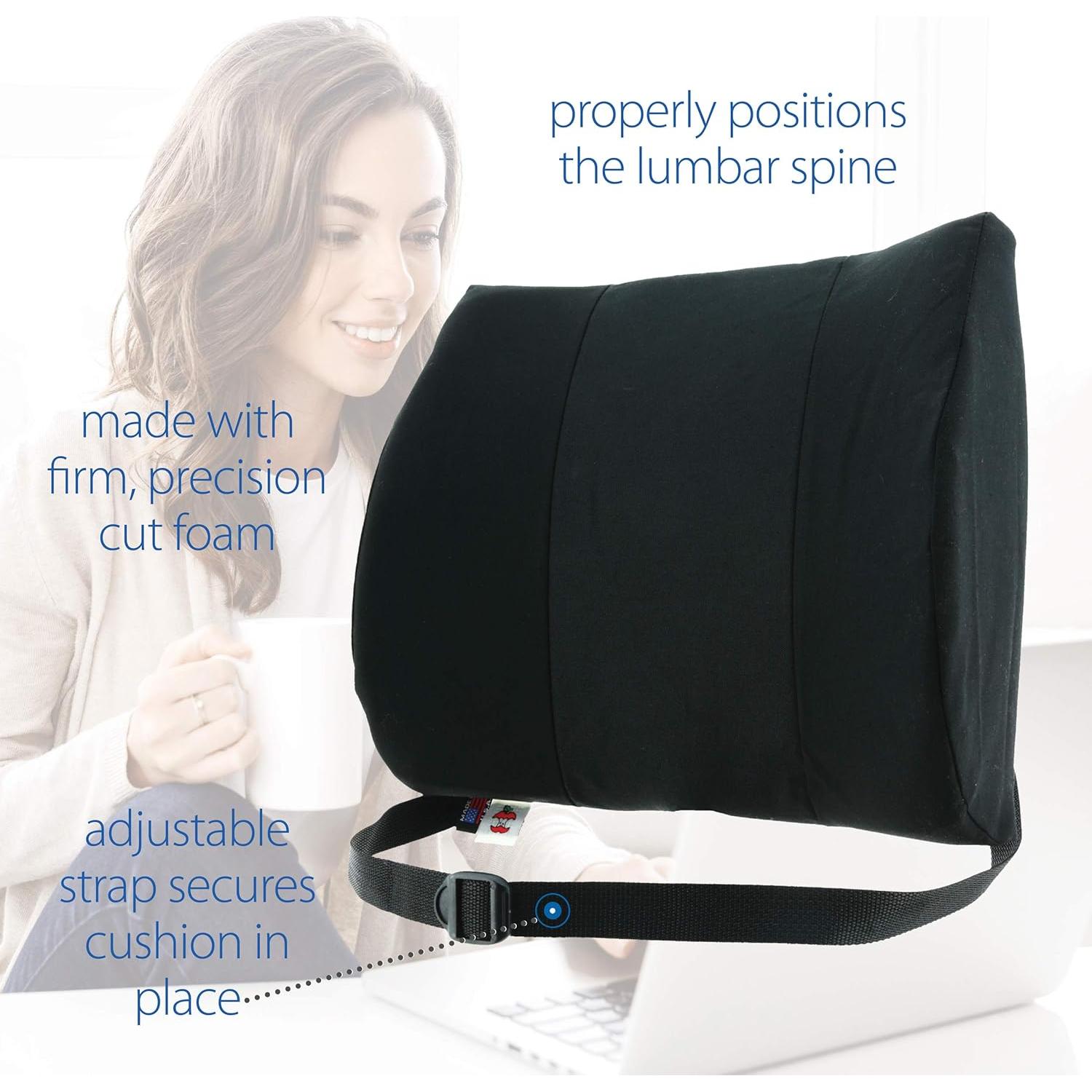 Cojín Lumbar Sitback Core Products Soporte Espalda Baja 33x36cm