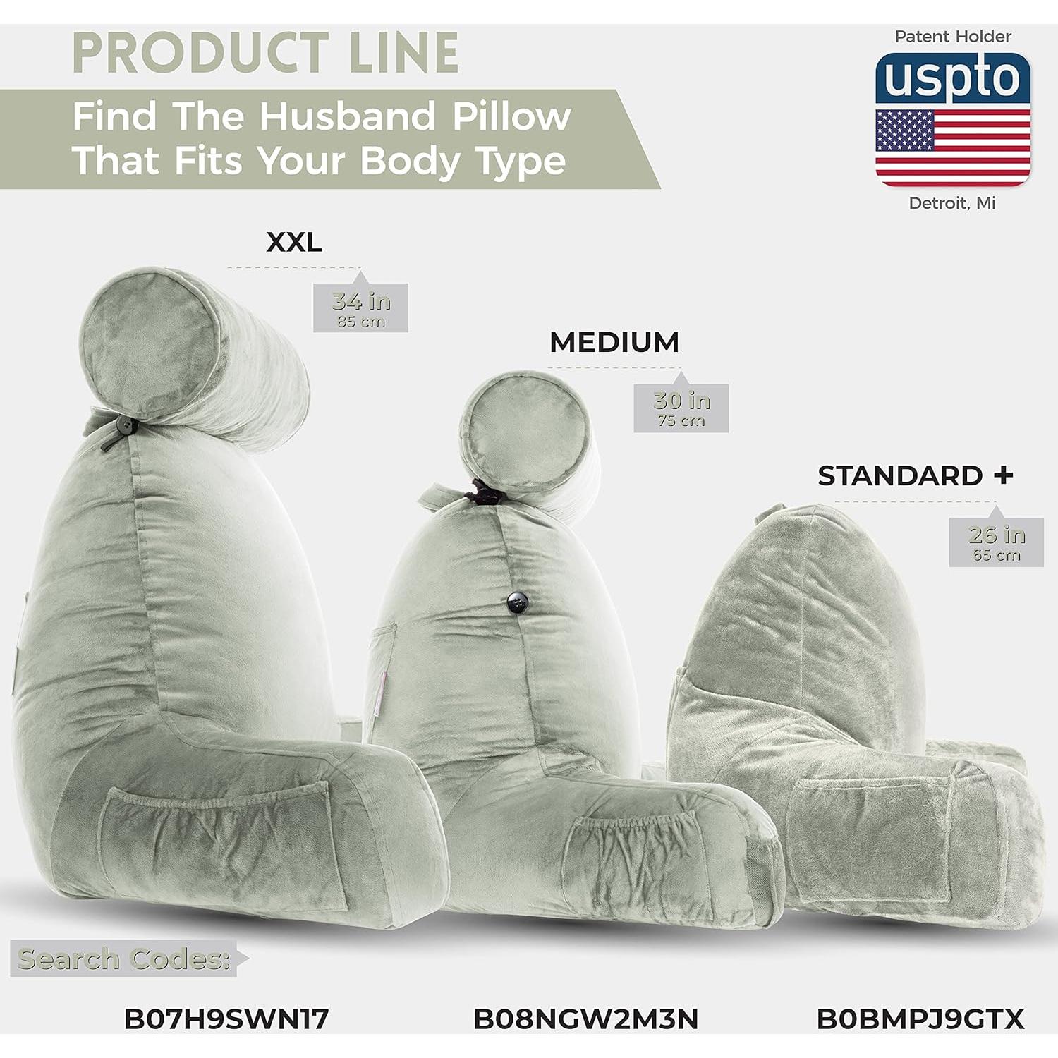 Cojín de Esposo XXL Hit Notion - Espuma Viscoelástica Salvia