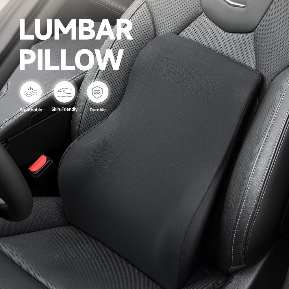 Almohada Lumbar Letumalos de Espuma Viscoelástica - Soporte para Espalda
