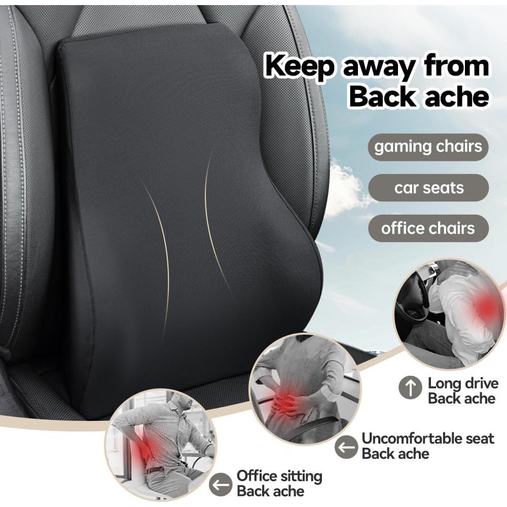 Almohada Lumbar Letumalos de Espuma Viscoelástica - Soporte para Espalda