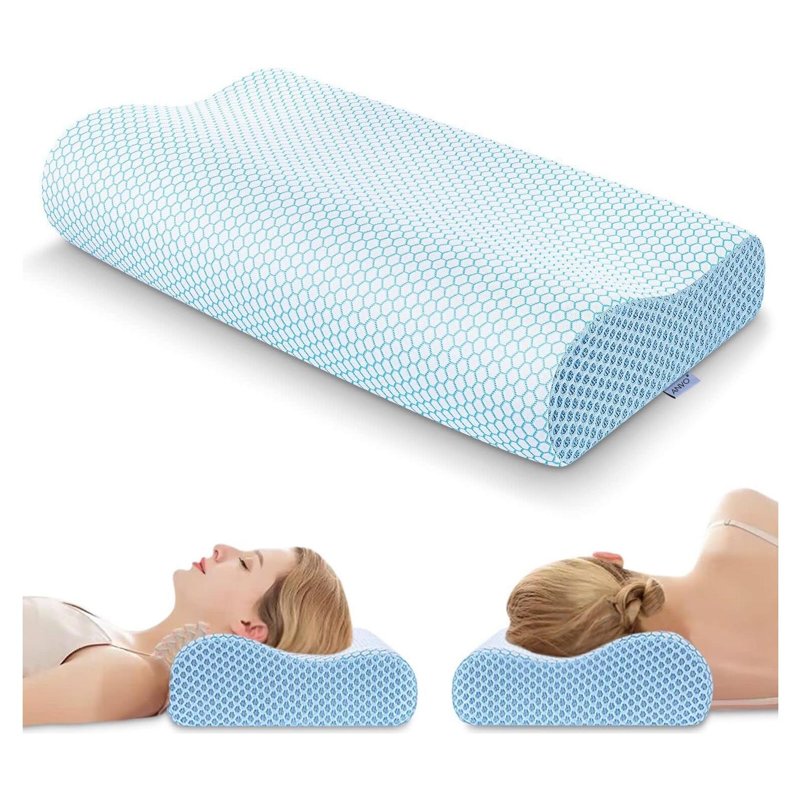 Almohada Cervical Firme Anvo de Espuma Viscoelástica 24x34.8cm