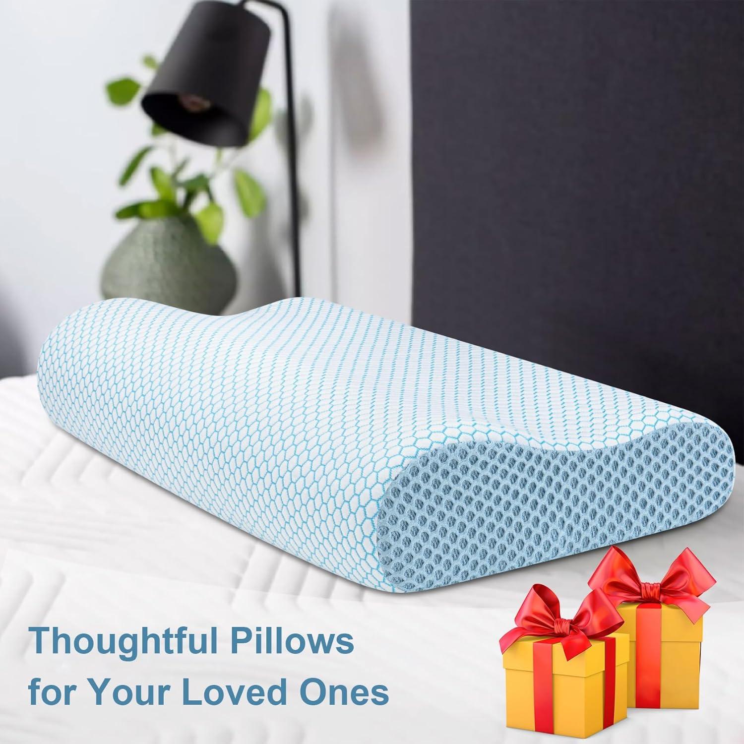 Almohada Cervical Firme Anvo de Espuma Viscoelástica 24x34.8cm