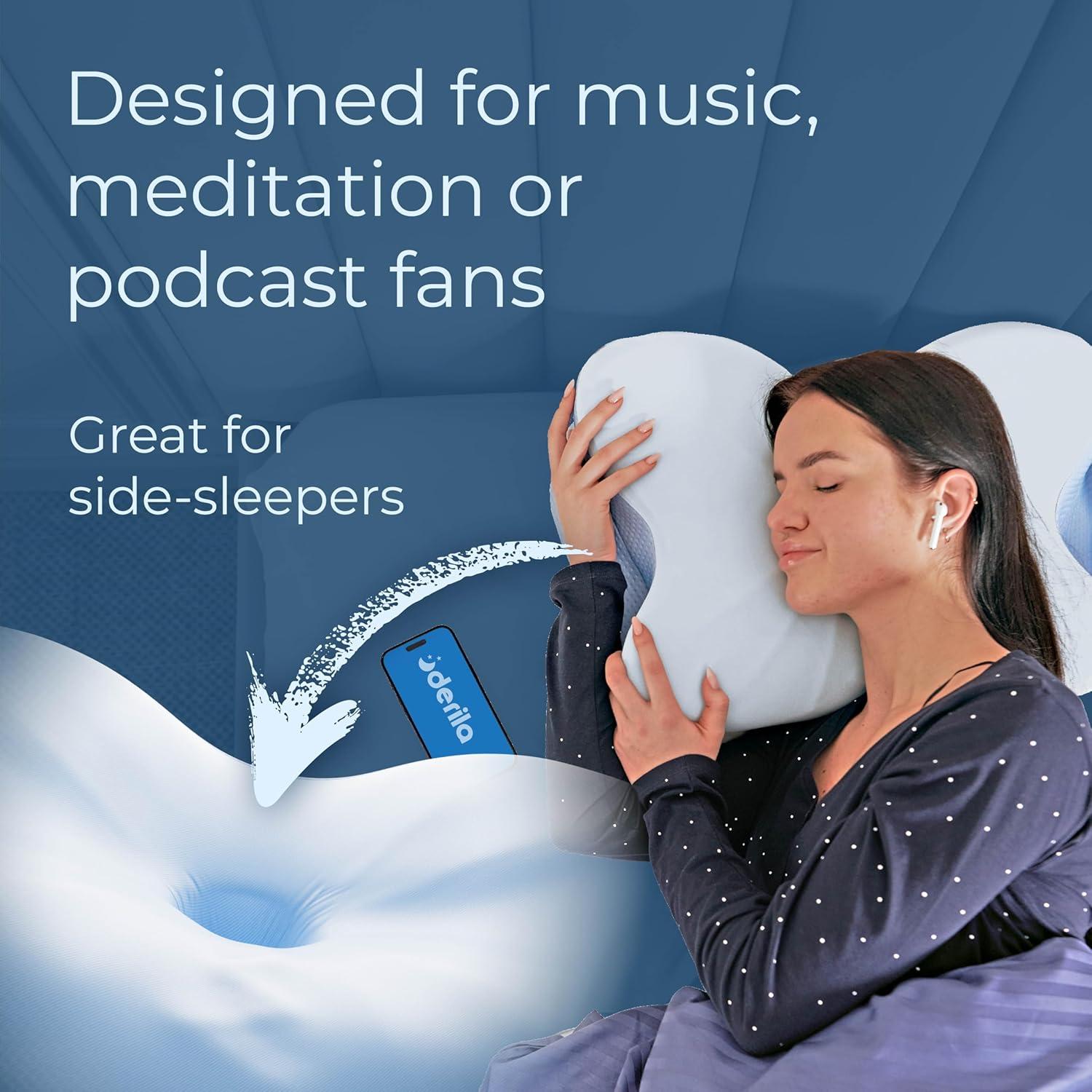 Almohada Cervical Ergonómica Derila Ergo 54x36 cm Espuma Viscoelástica